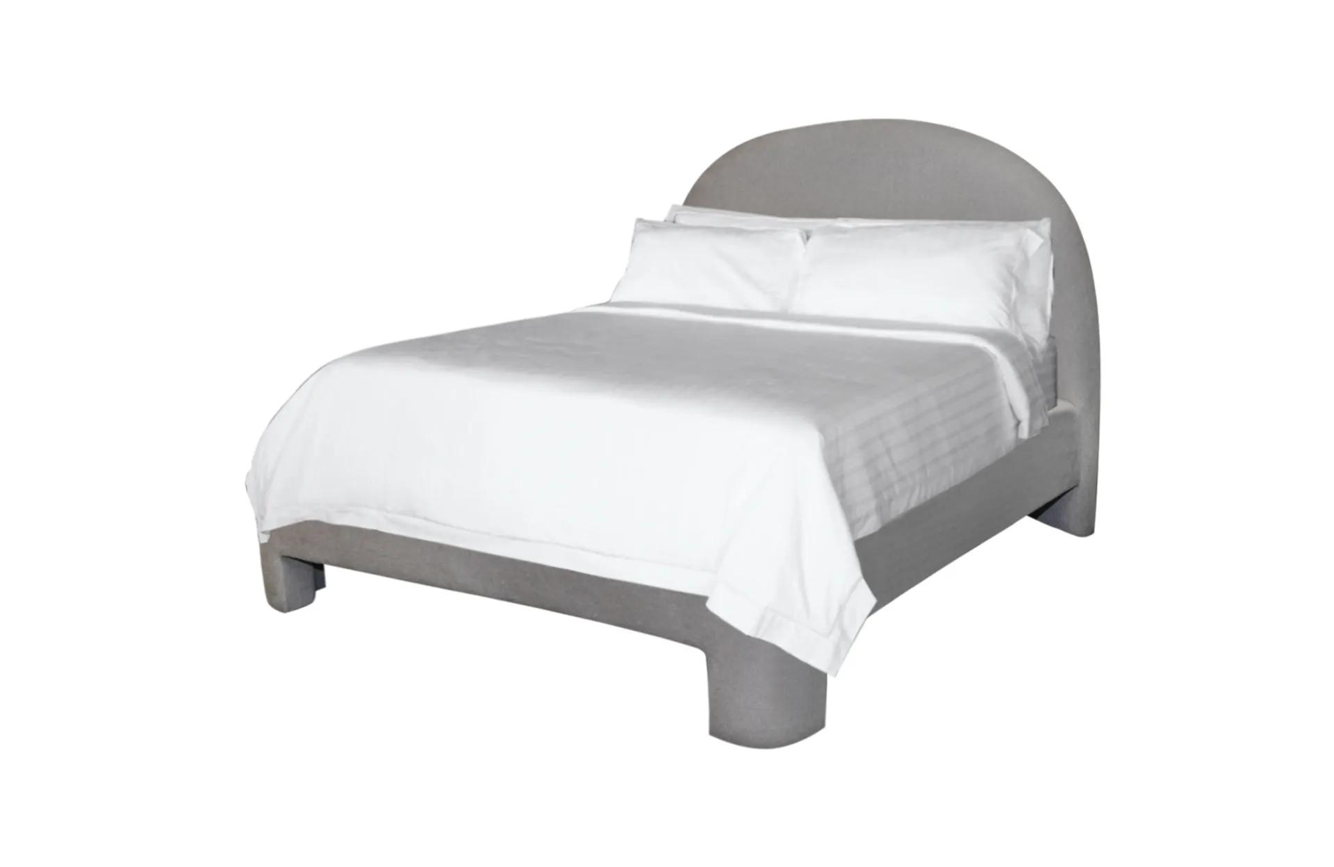 Home Decor Suria Bed 160 Cream Side View