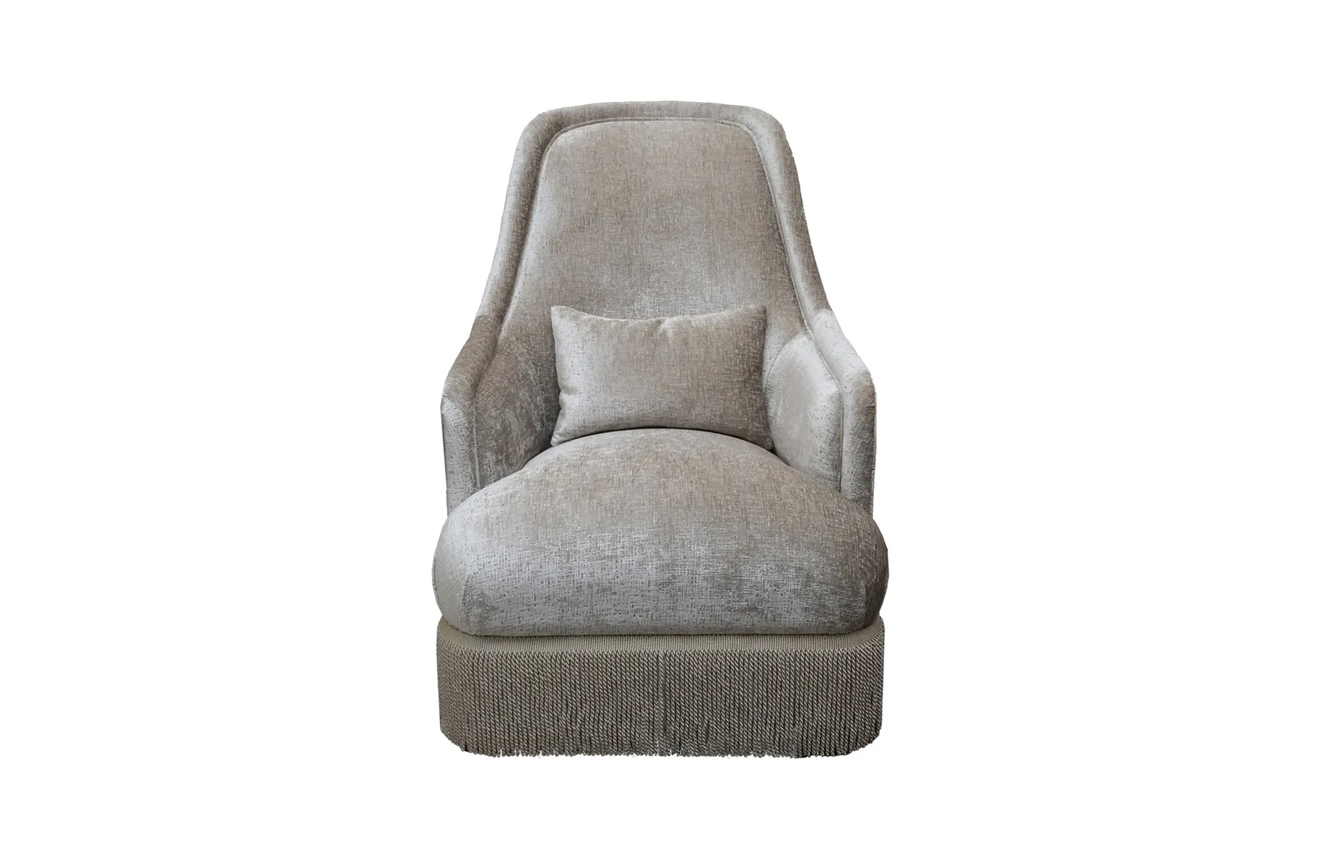 Home Decor Alma Armchair MTV Cream Front View