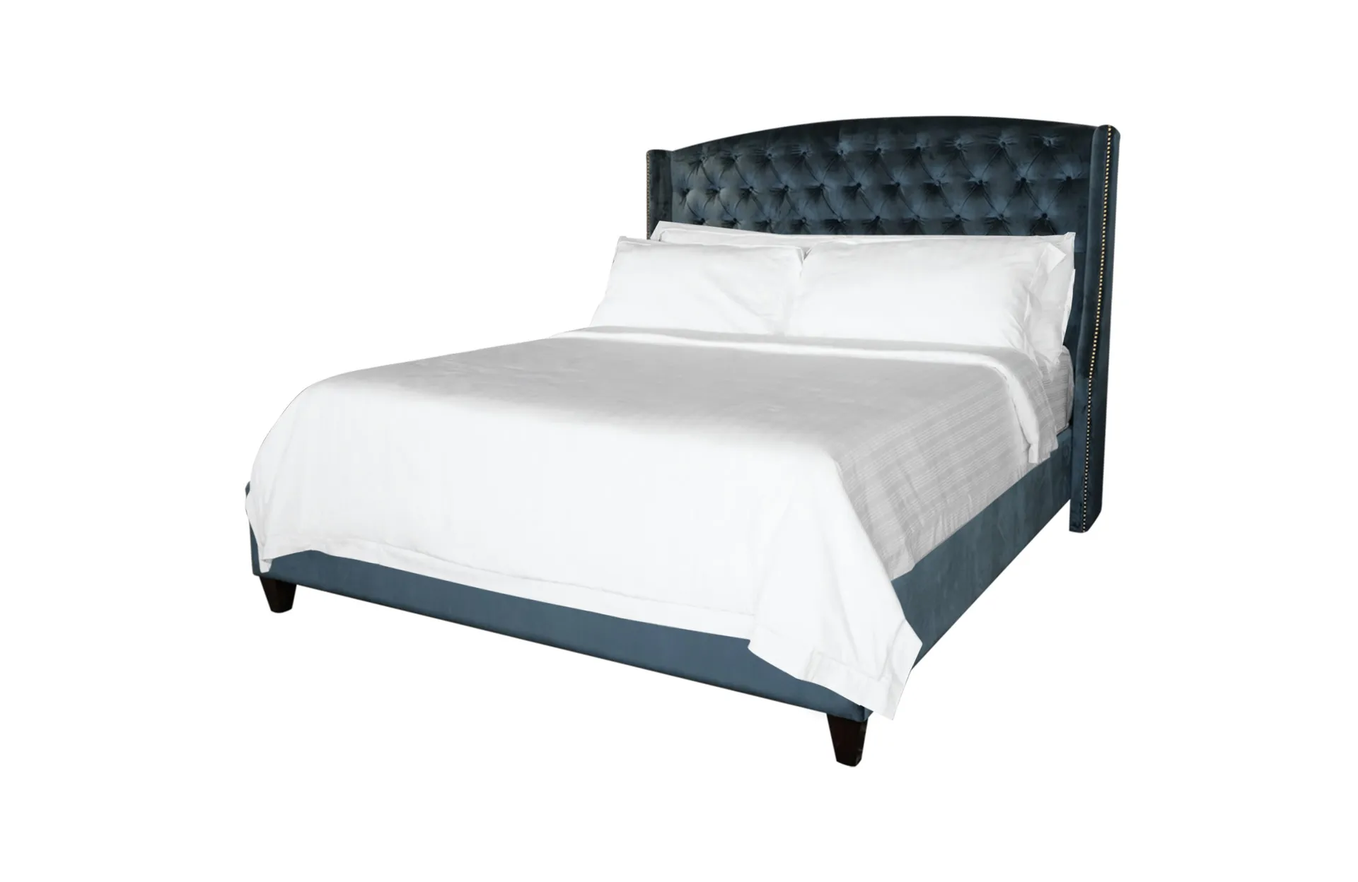 Home Decor Brome Bed Set AB Teal Side View