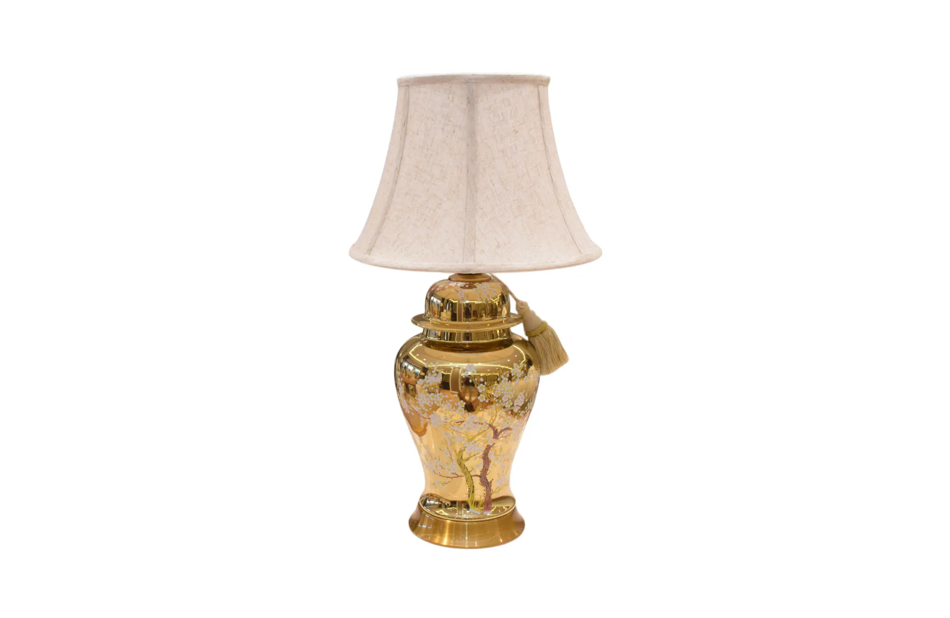 Home Decor Ceramic Table Lamp V Design 80 Front View