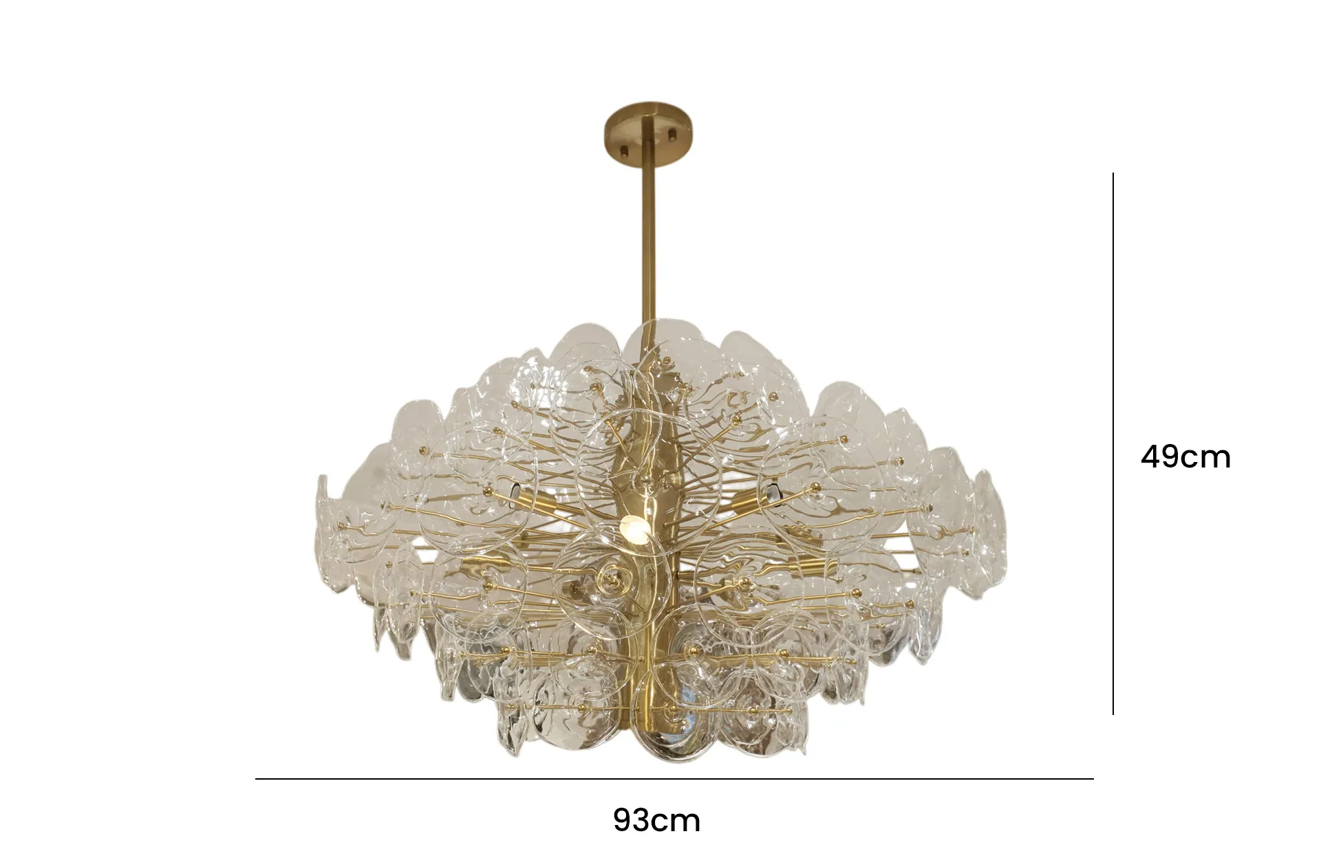 Home Decor Chandelier D5325-10BR Ceiling Lights Size
