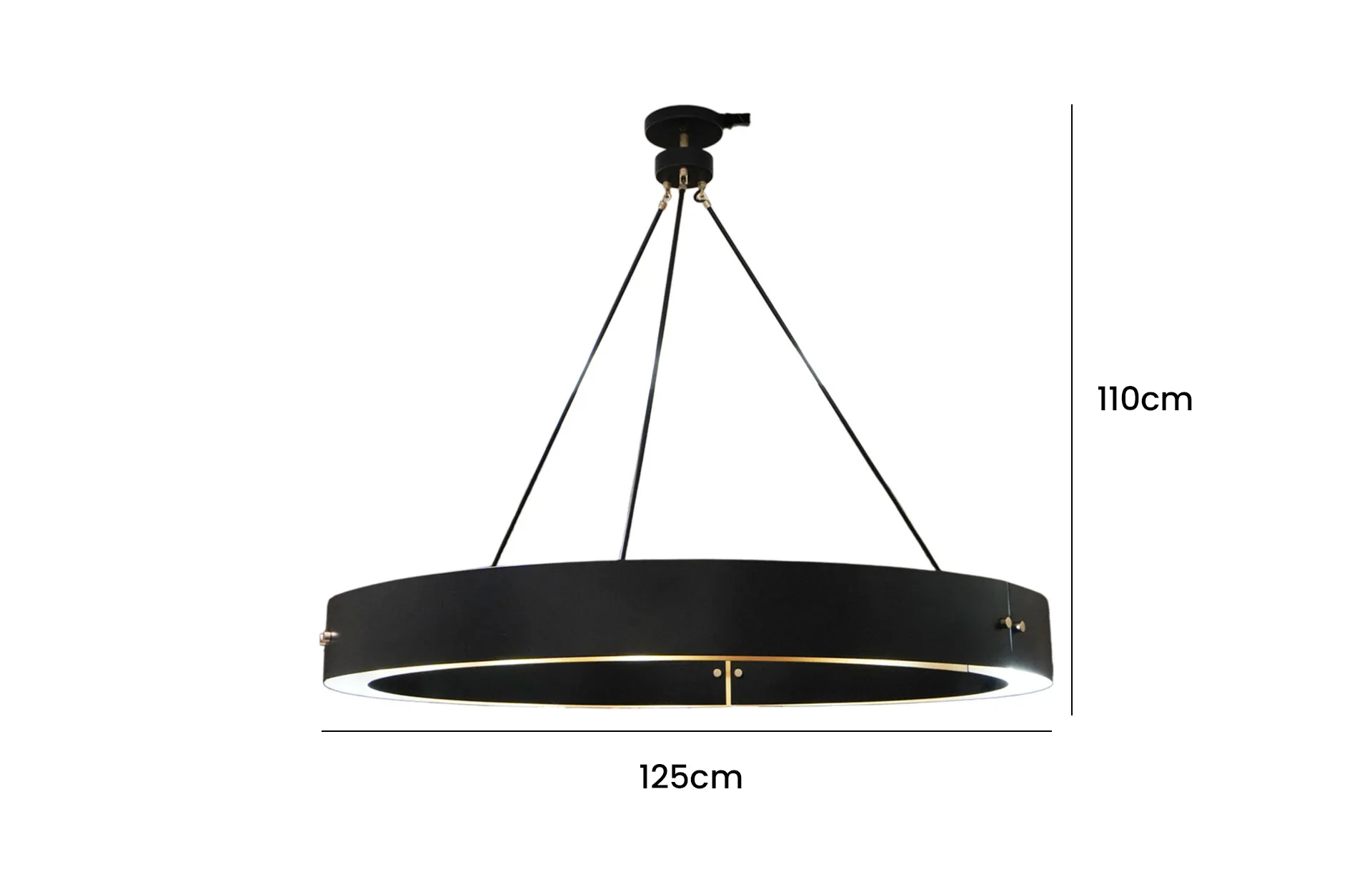 Home Decor Chandelier D8207-15MB-PSG Ceiling Lights Size