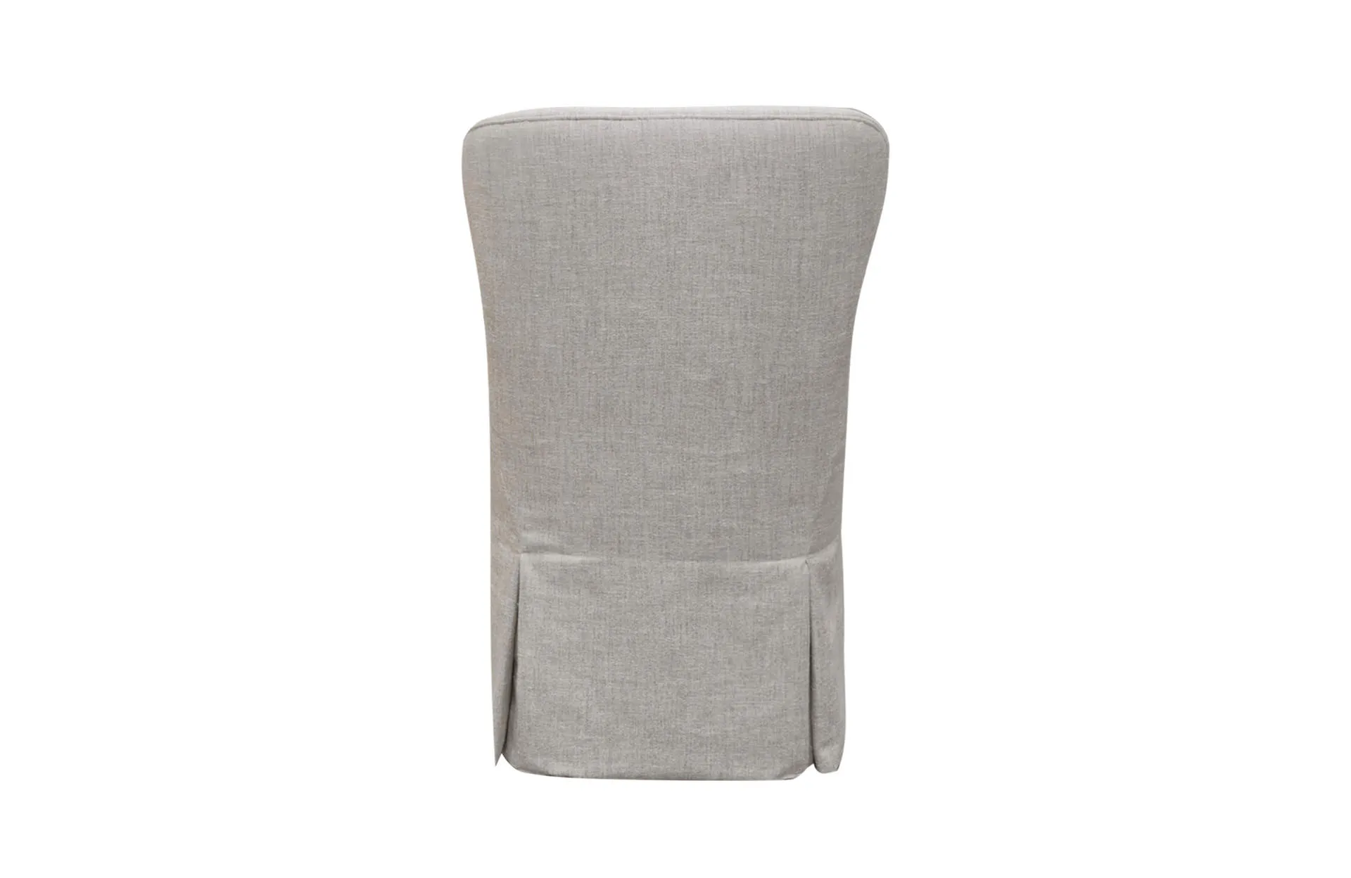 Home Decor Ella Dining Chair with Skirt BD 03 Nougat Back View
