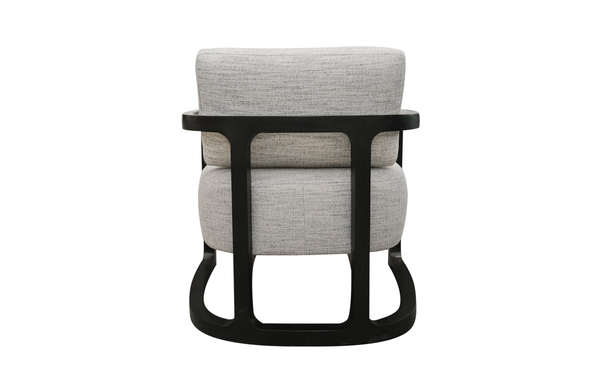 Home Decor Armchair Marbella Decature Pebble Back View