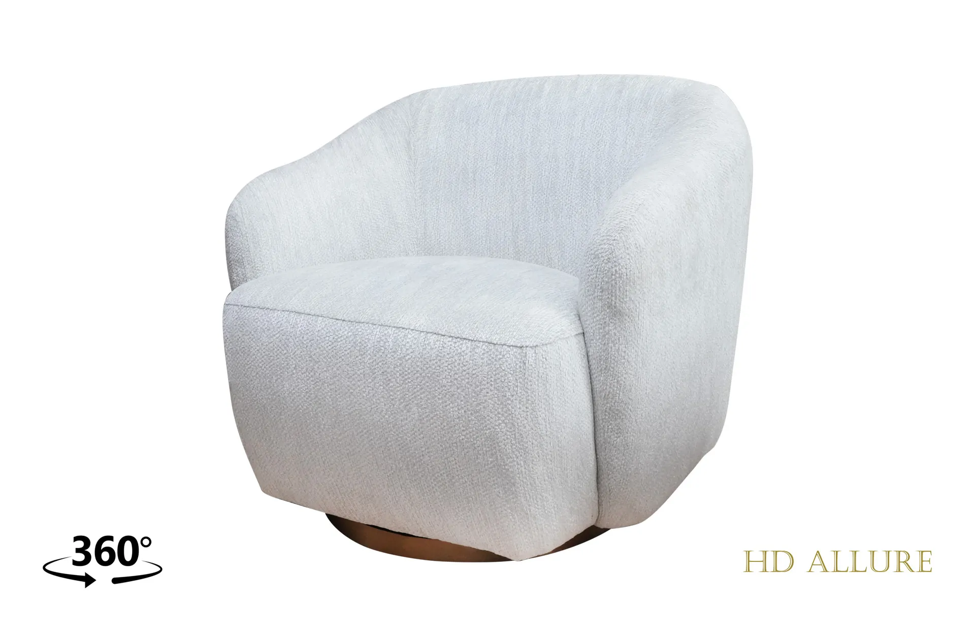 Home Decor Armchair Mungia AC 06 Silver Side View