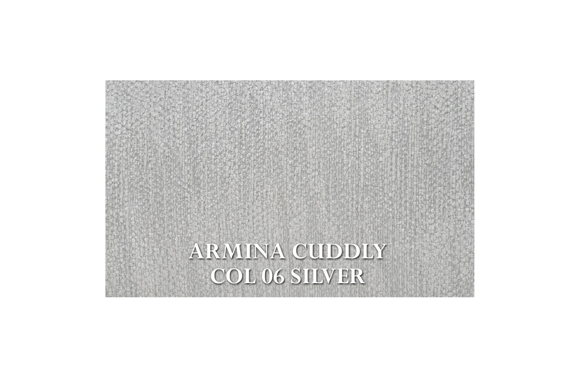 Home Decor Armchair Mungia AC 06 Silver Fabric View ARMINA CUDDLY COL 06 SILVER