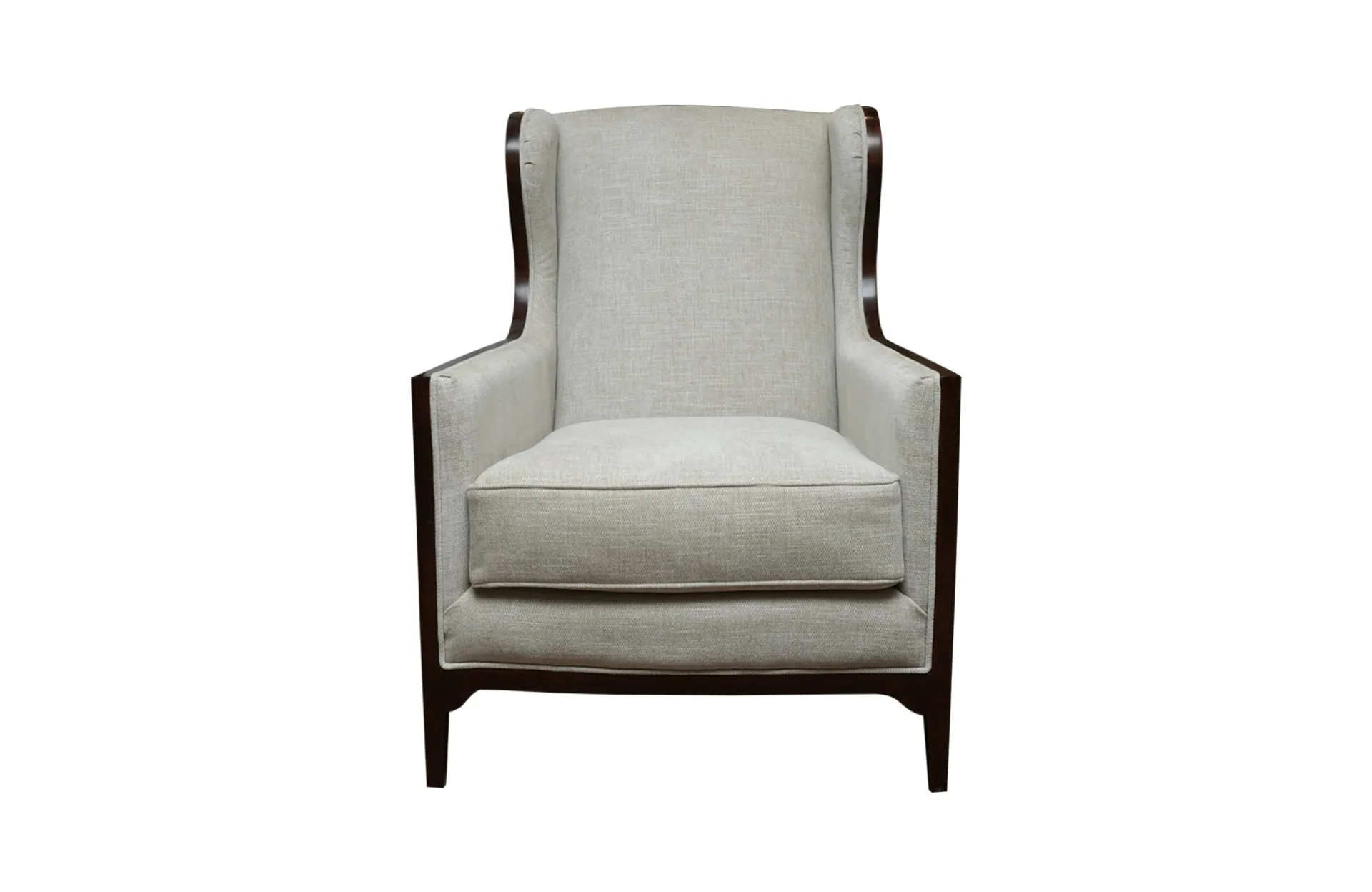 Home Decor Bergamo Armchair AB 105 Ecru Front View