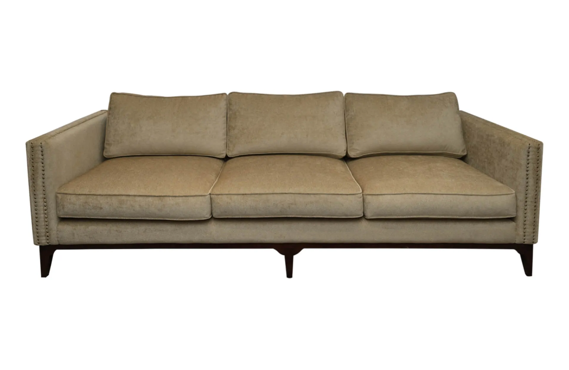 Home Decor Carryni Sofa 03 ( GOLD BLACK A ) Front View