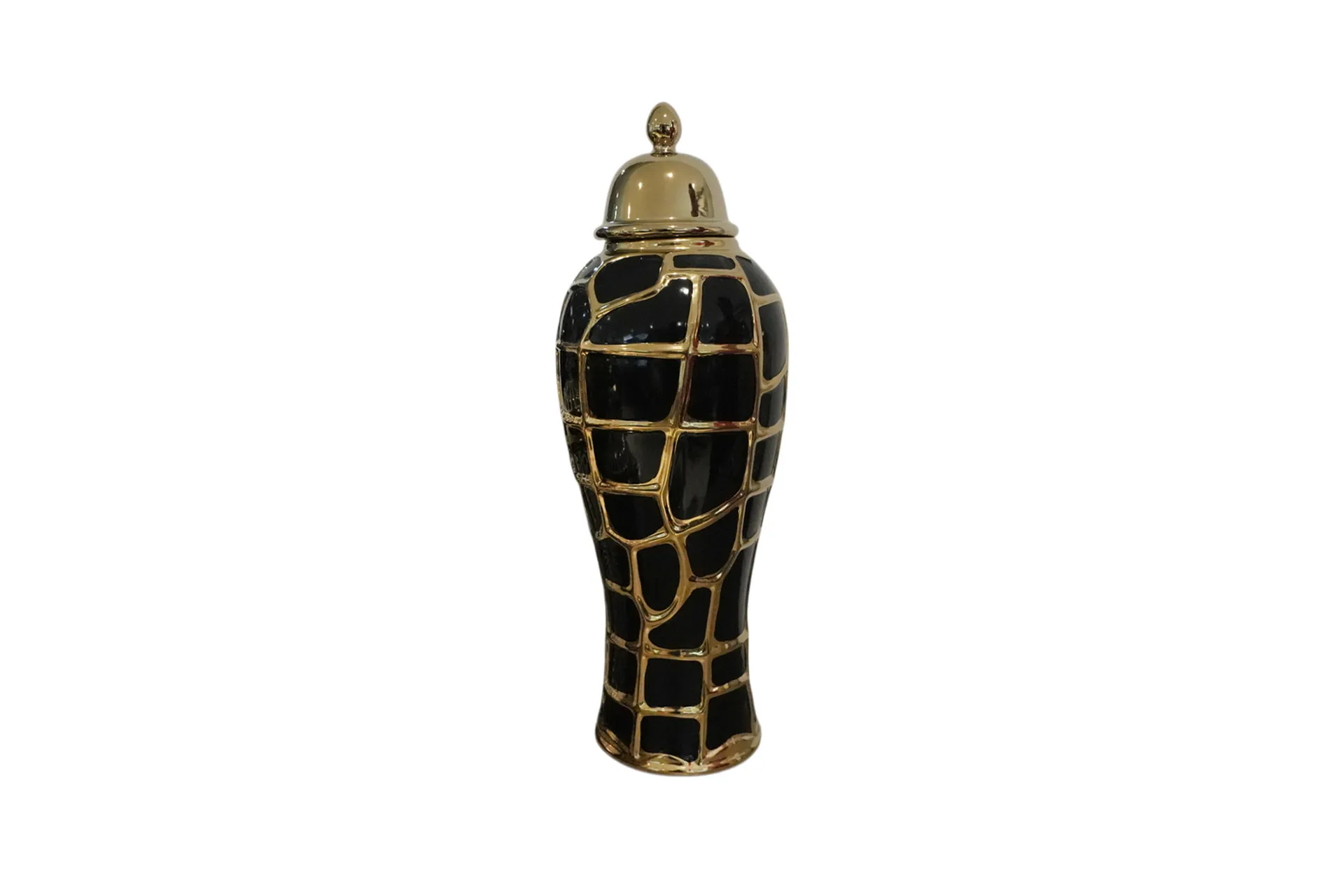 Home Decor Ceramic Decorate Jar V Design 1 Front View