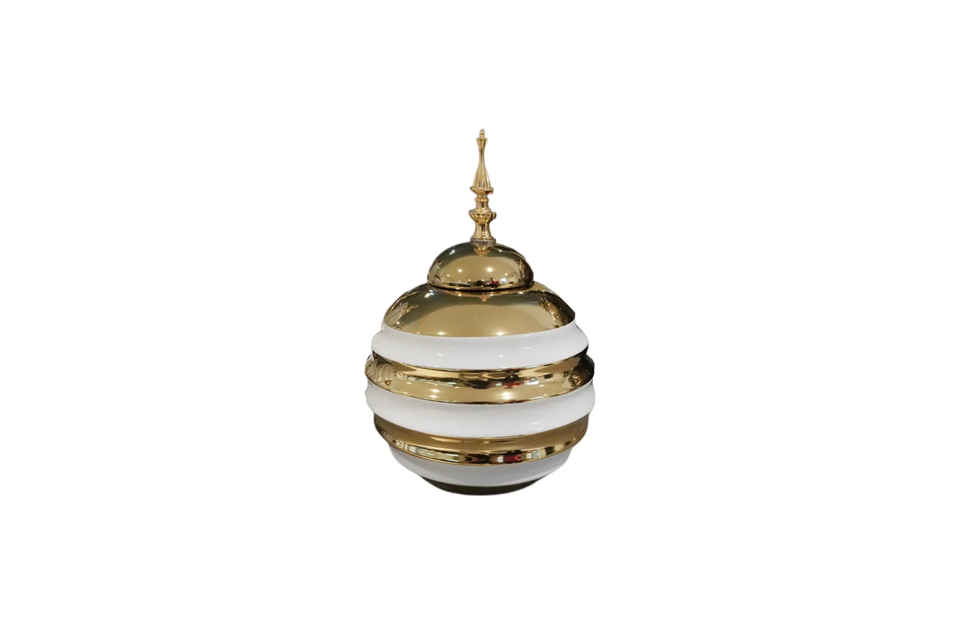 Home Decor Ceramic Decorate Jar V Design 10 Front View