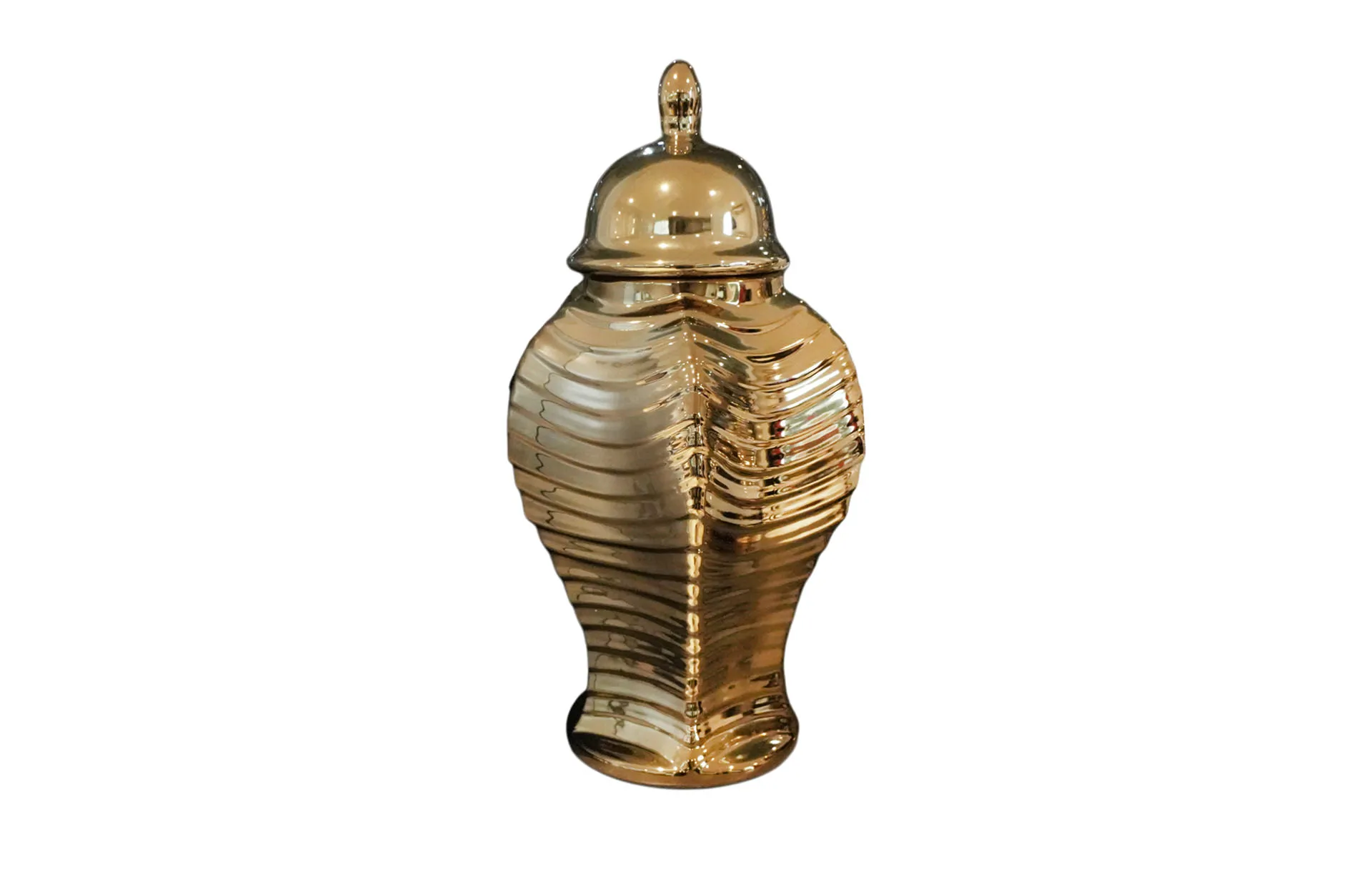 Home Decor Ceramic Decorate Jar V Design 16 Front View