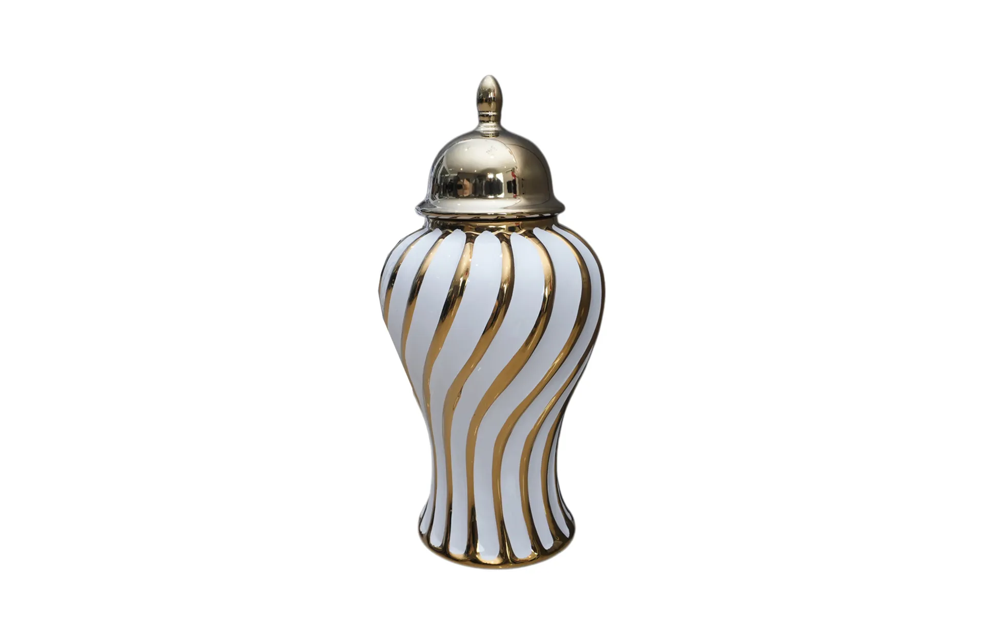 Home Decor Ceramic Decorate Jar V Design 5 Front View