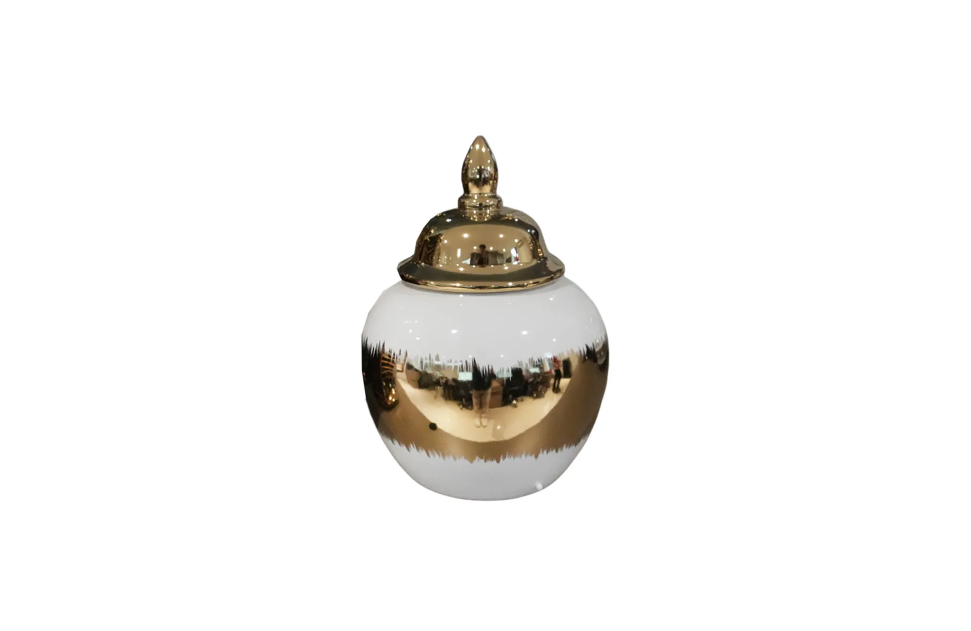 Home Decor Ceramic Decorate Jar V Design 6 Front View