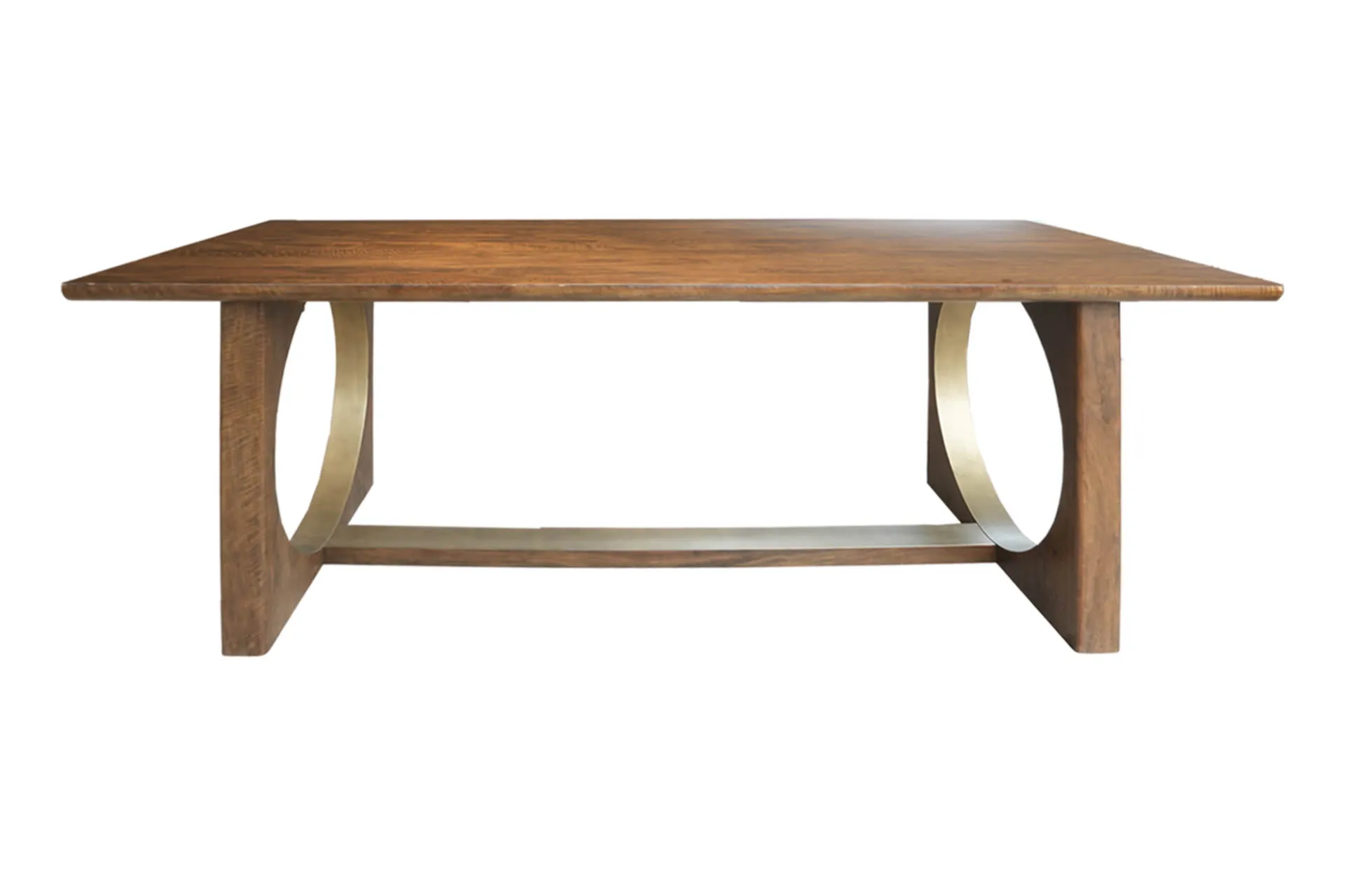 Home Decor DU-002 Dining Table 2 Pedestal 240 Front View