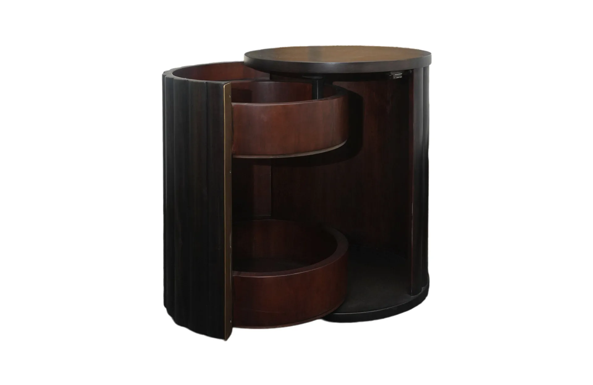 Home Decor Meru Bedside (LL 01 - Left) Open Front View