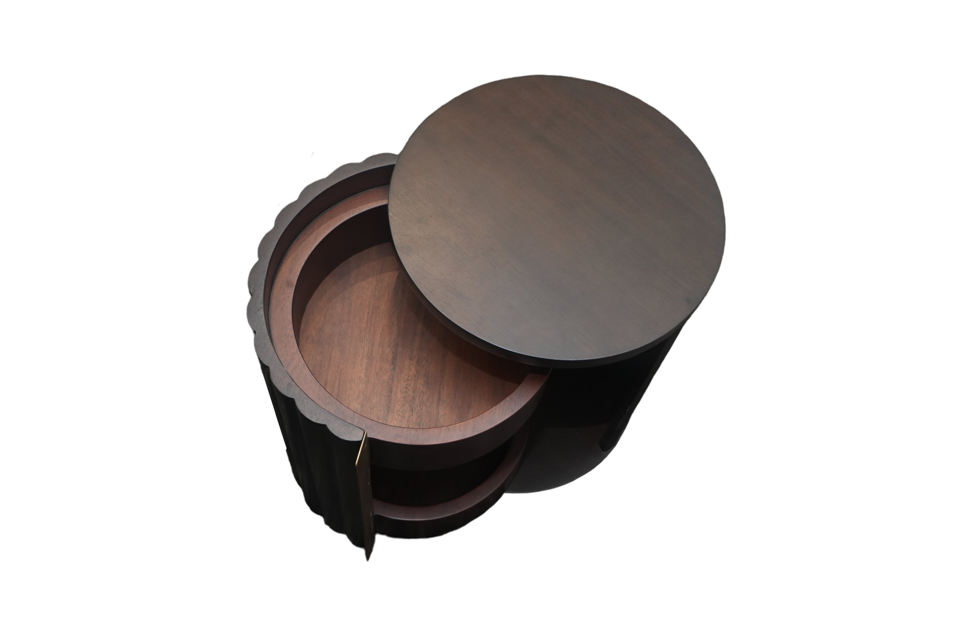 Home Decor Meru Bedside (LL 01 - Left) Top View Open
