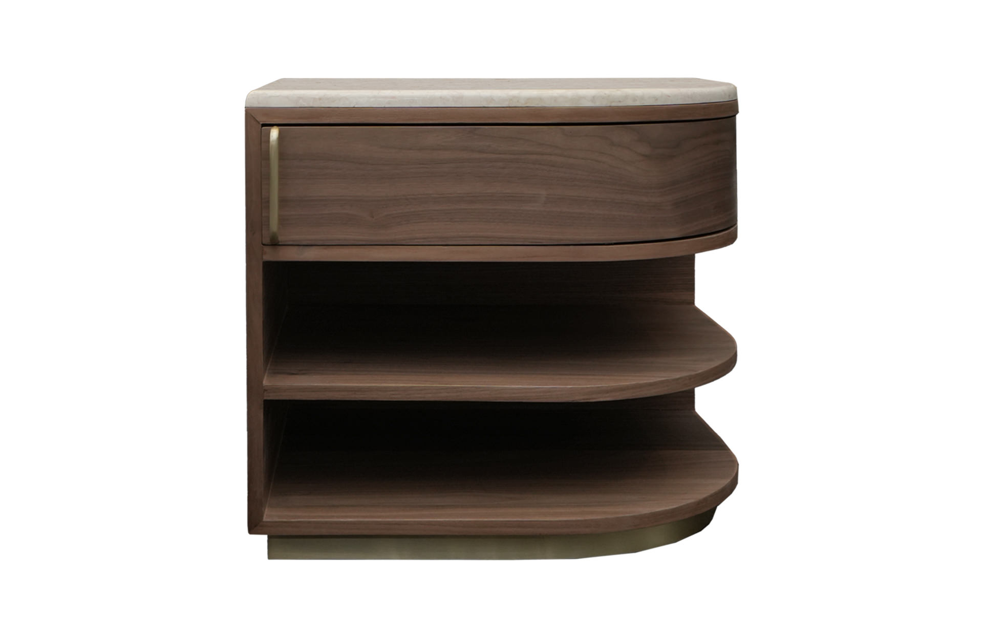 Home Decor Nightstand Dolphin Right Front View