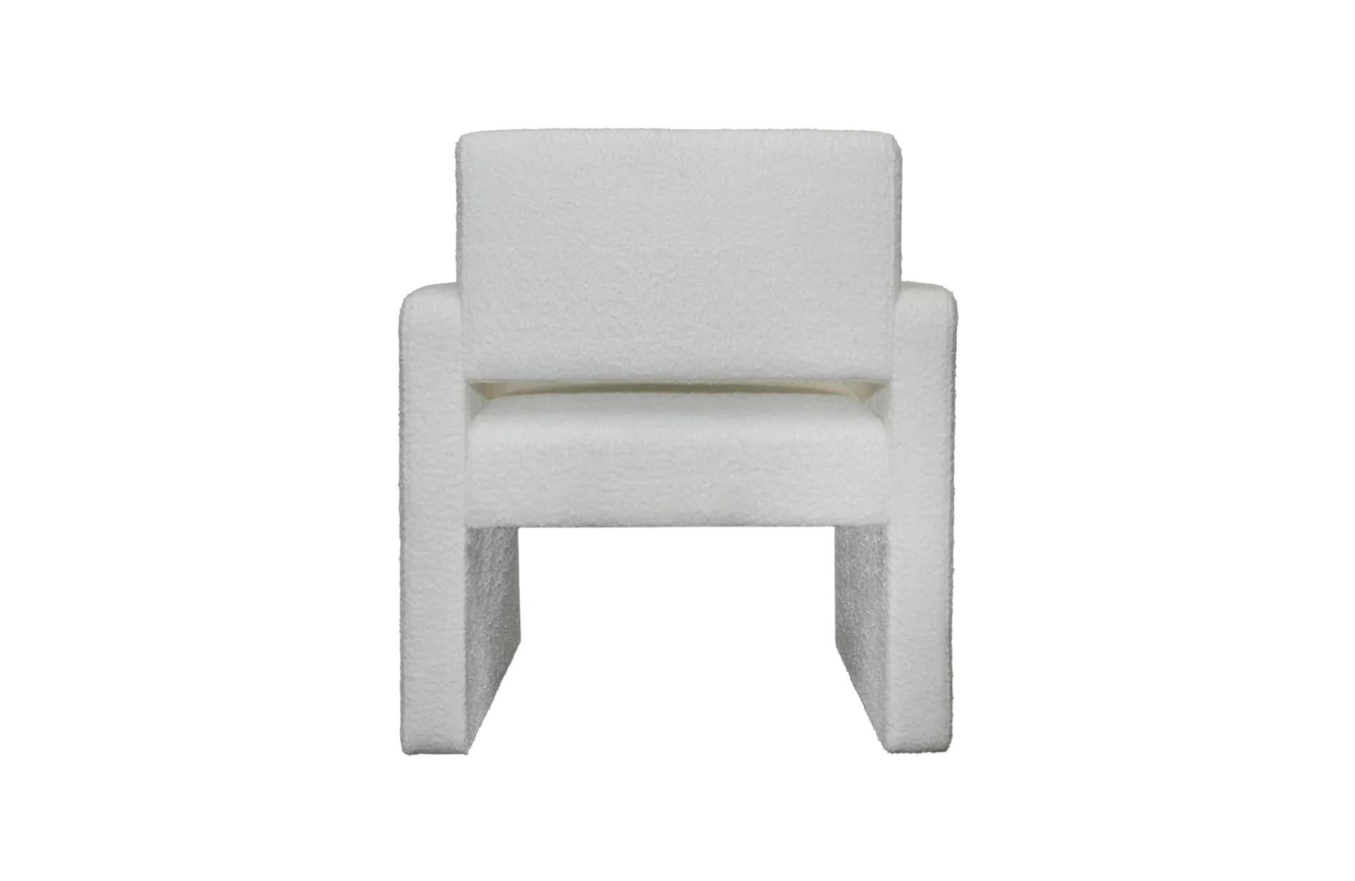 Home Decor Patou Armchair MO Snow Back View