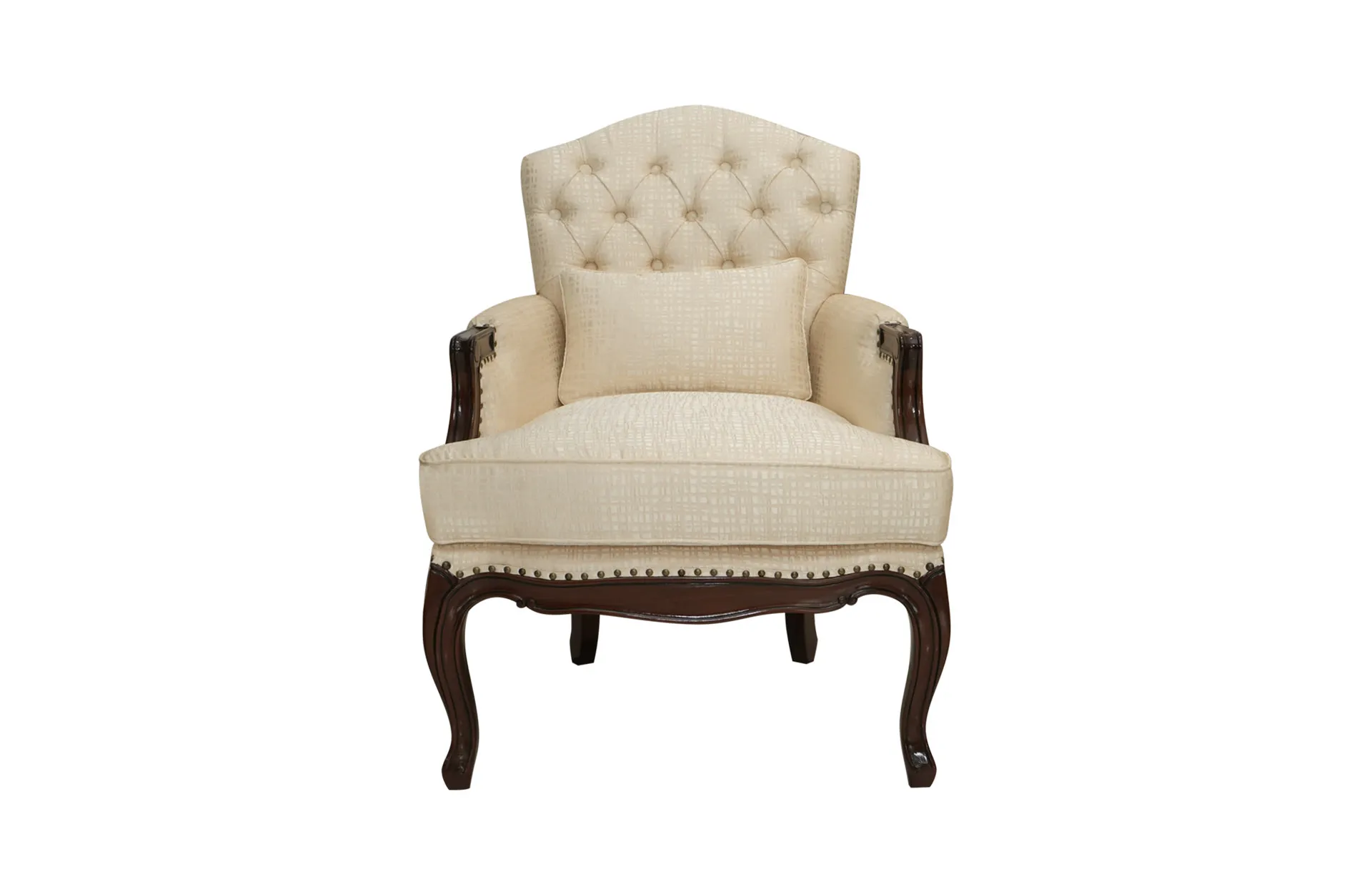 Home Decor Single ASS976 HJ 10548-230 Arm Chair Front View