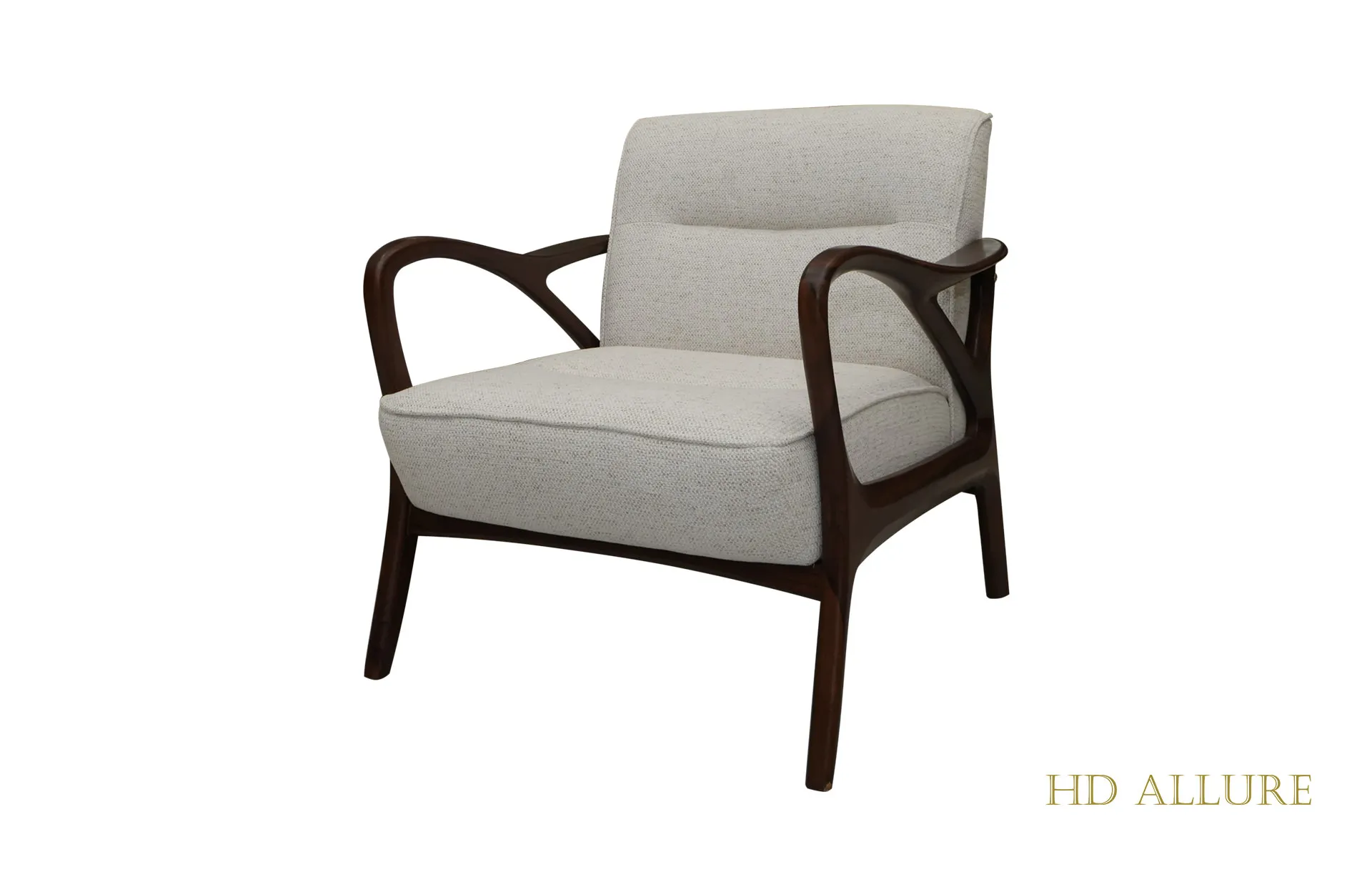 Home Decor Strophe Arm Chair TR 301 Linen Side View