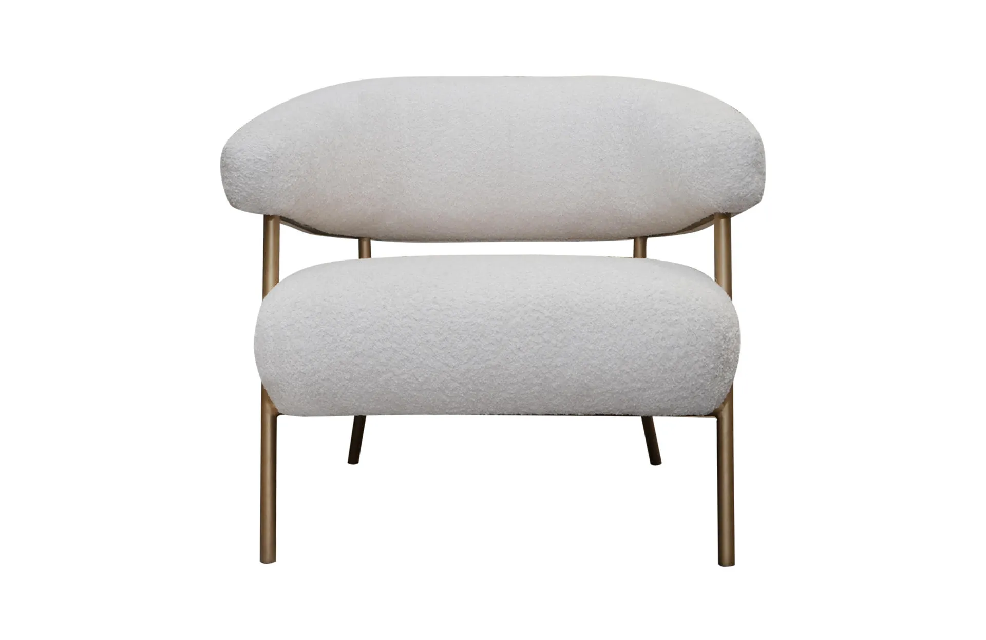 Home Decor Tarifa Metal Armchair Front View
