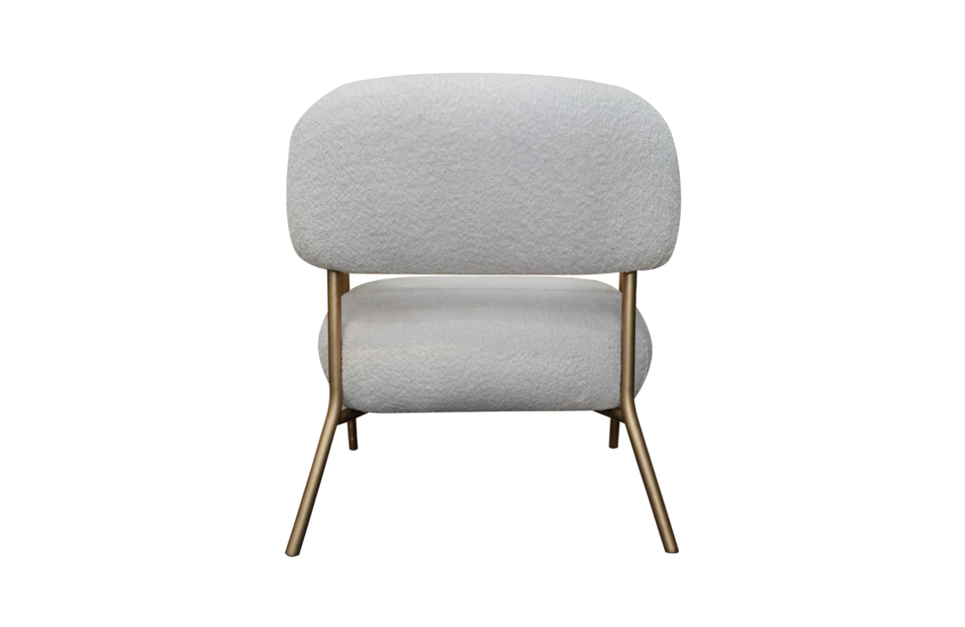 Home Decor Tarifa Metal Armchair Back View