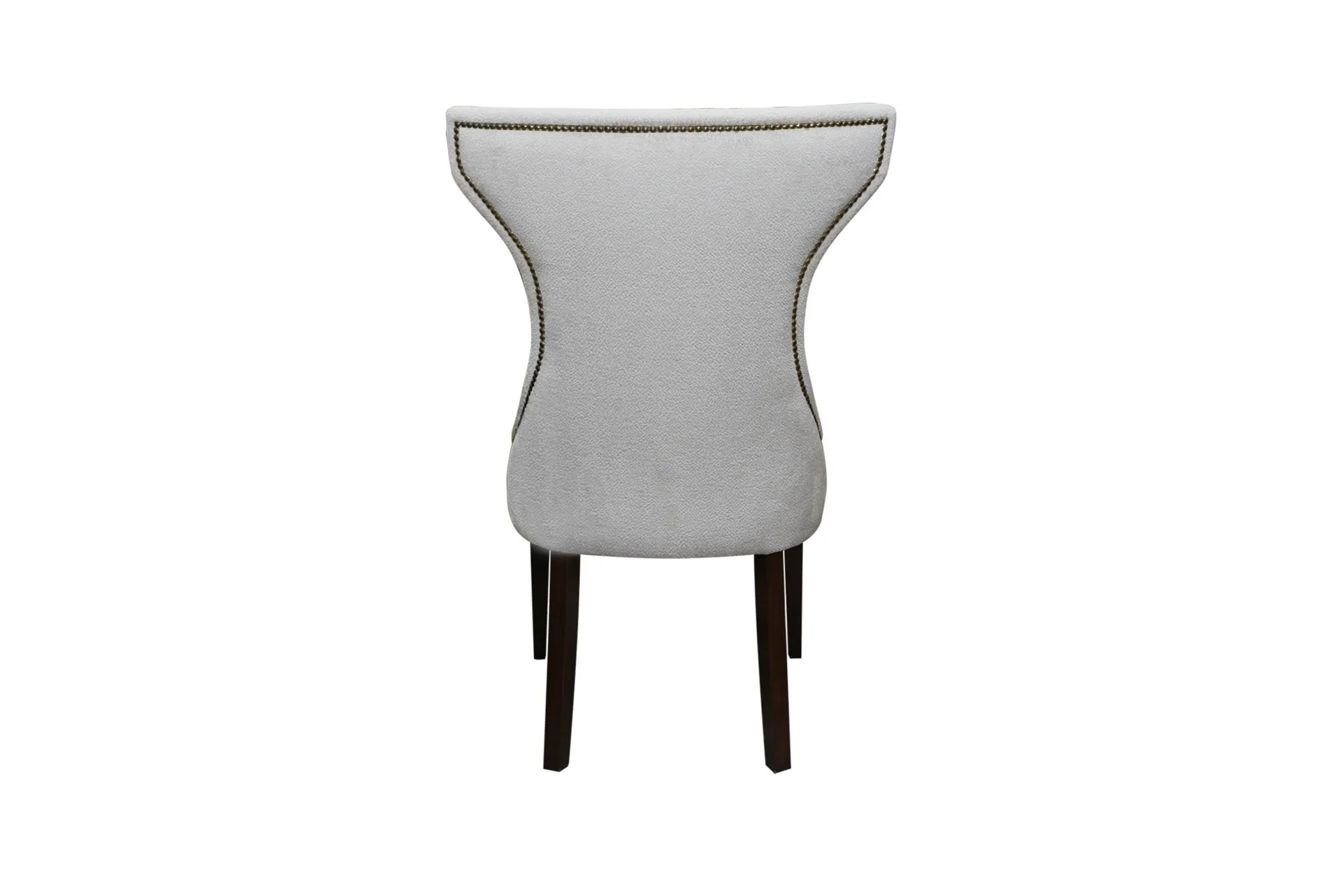 Home Decor Abelia Dining Chair PA WR 03 Beige (Paku Bronze) Back View