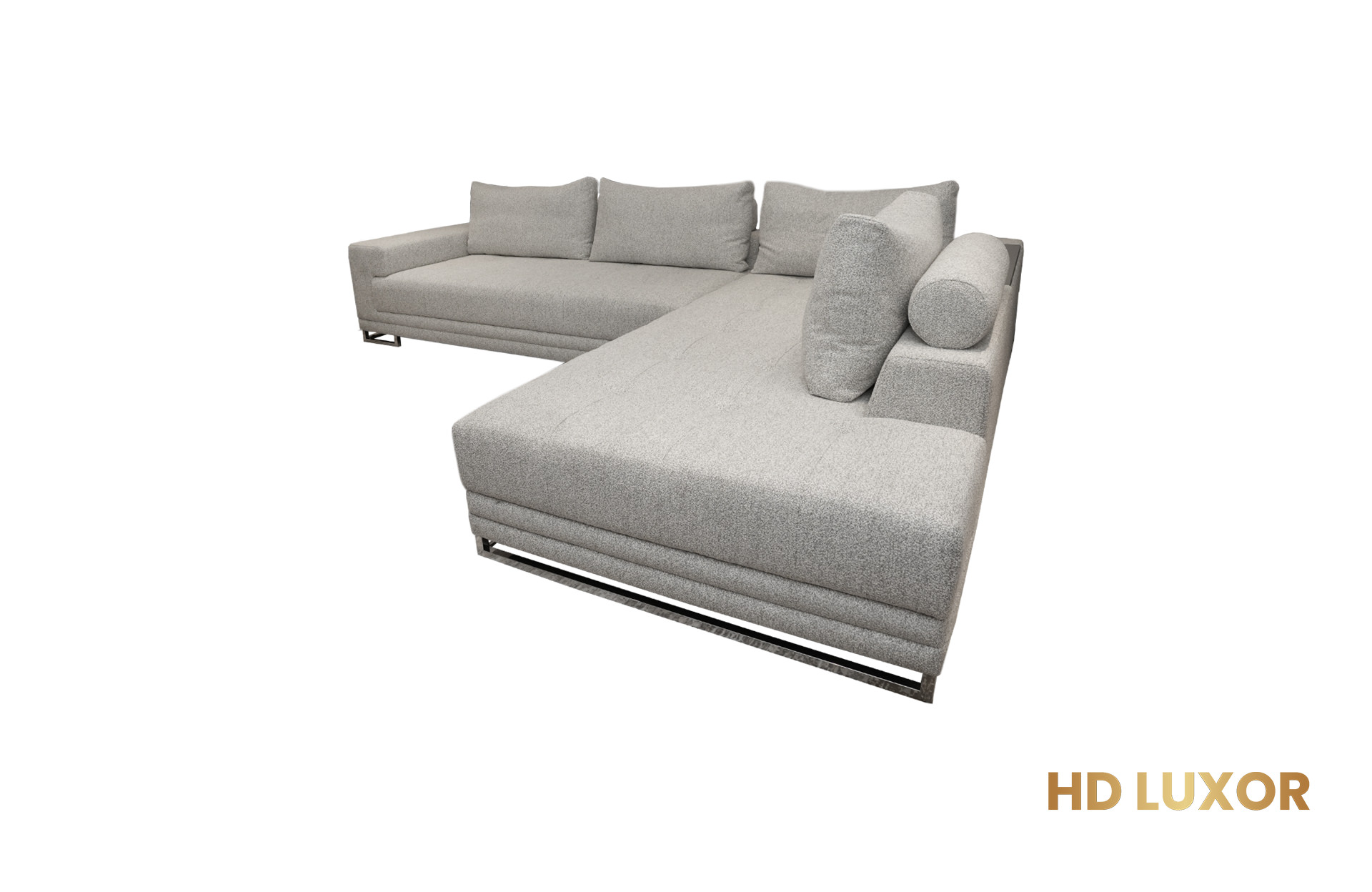Home Decor Aveiro Sofa MM Stone Side View