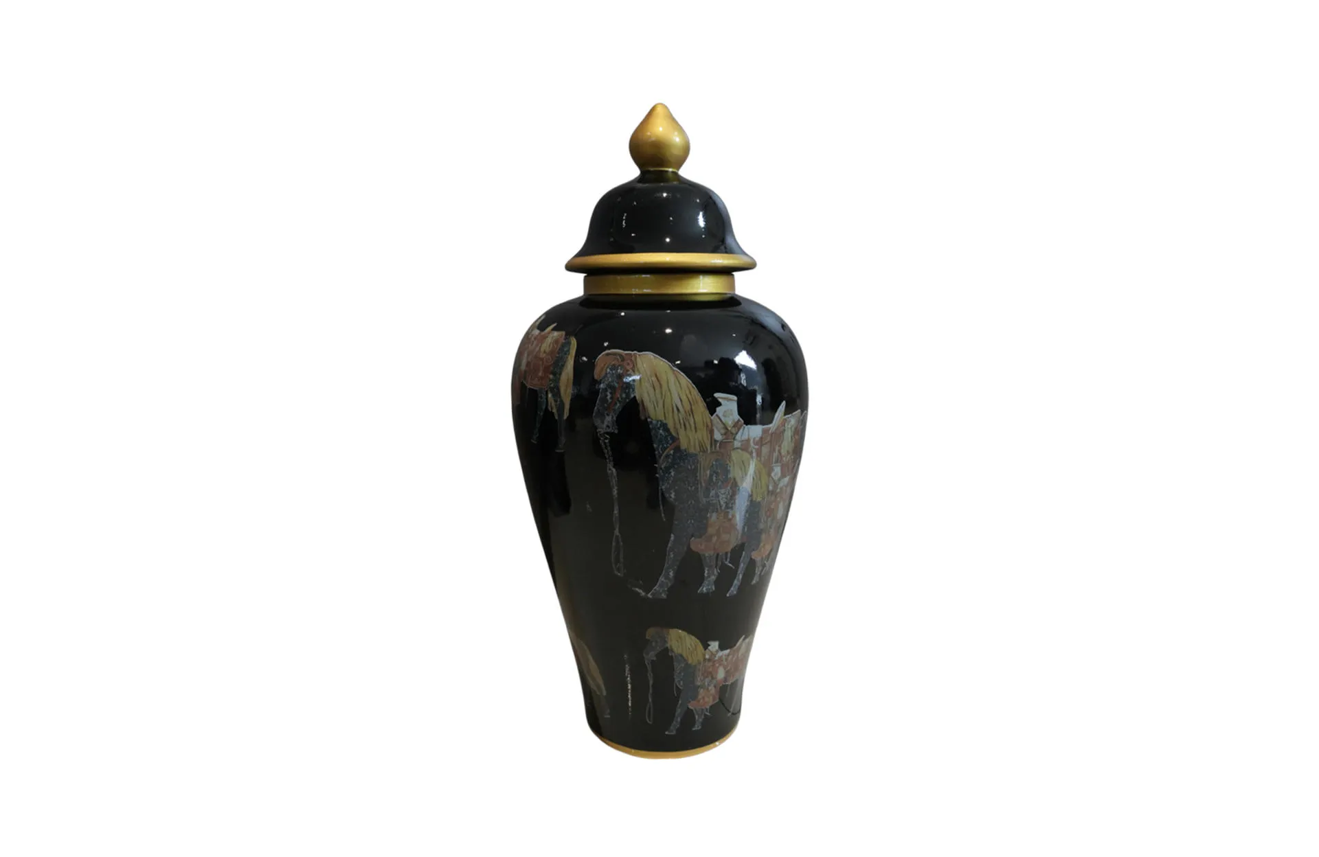 Home Decor Ceramic Decorate Jar V Design 28 Front View