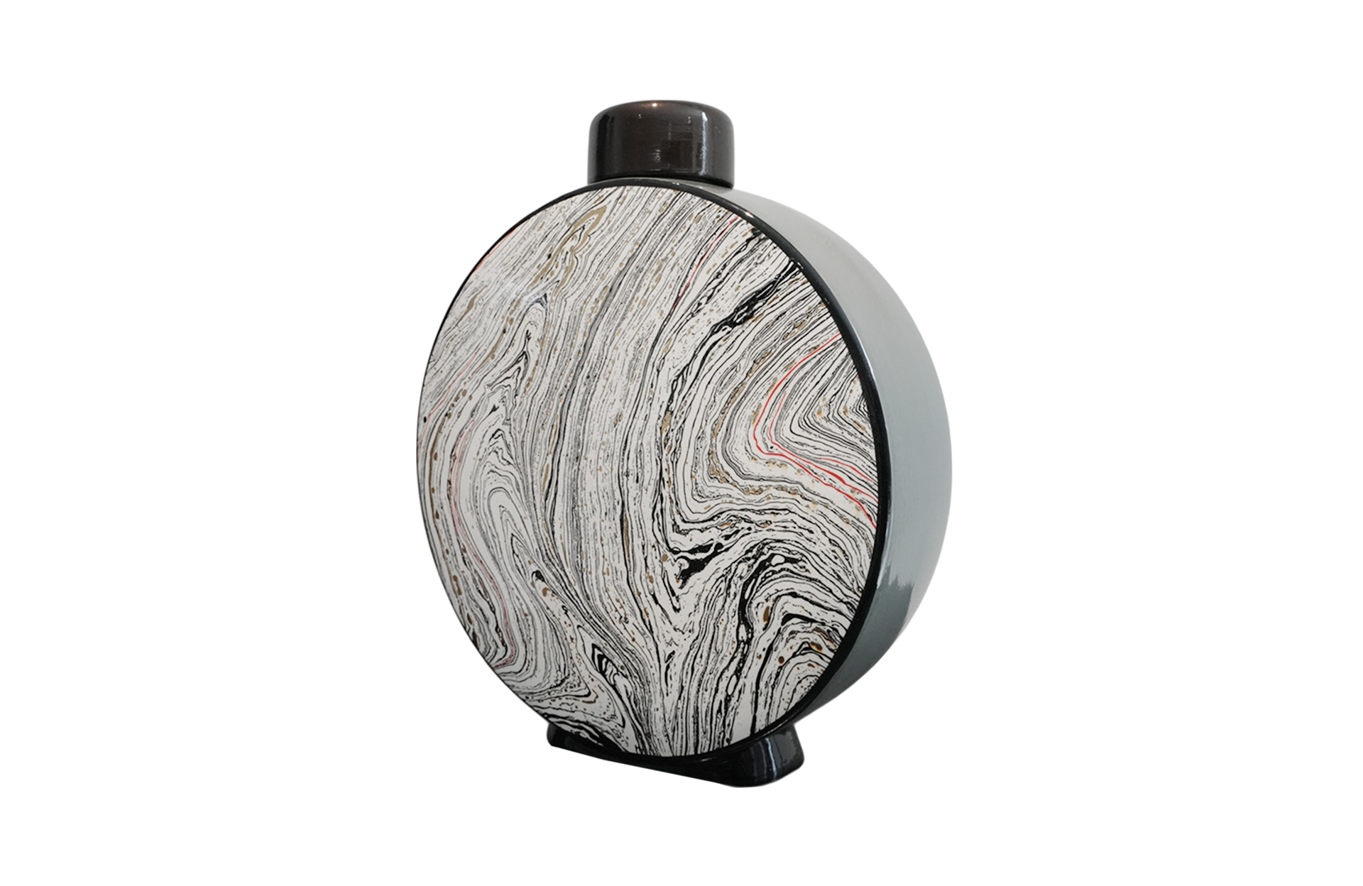 Home Decor Ceramic Decorate Jar V Design 41 Side View