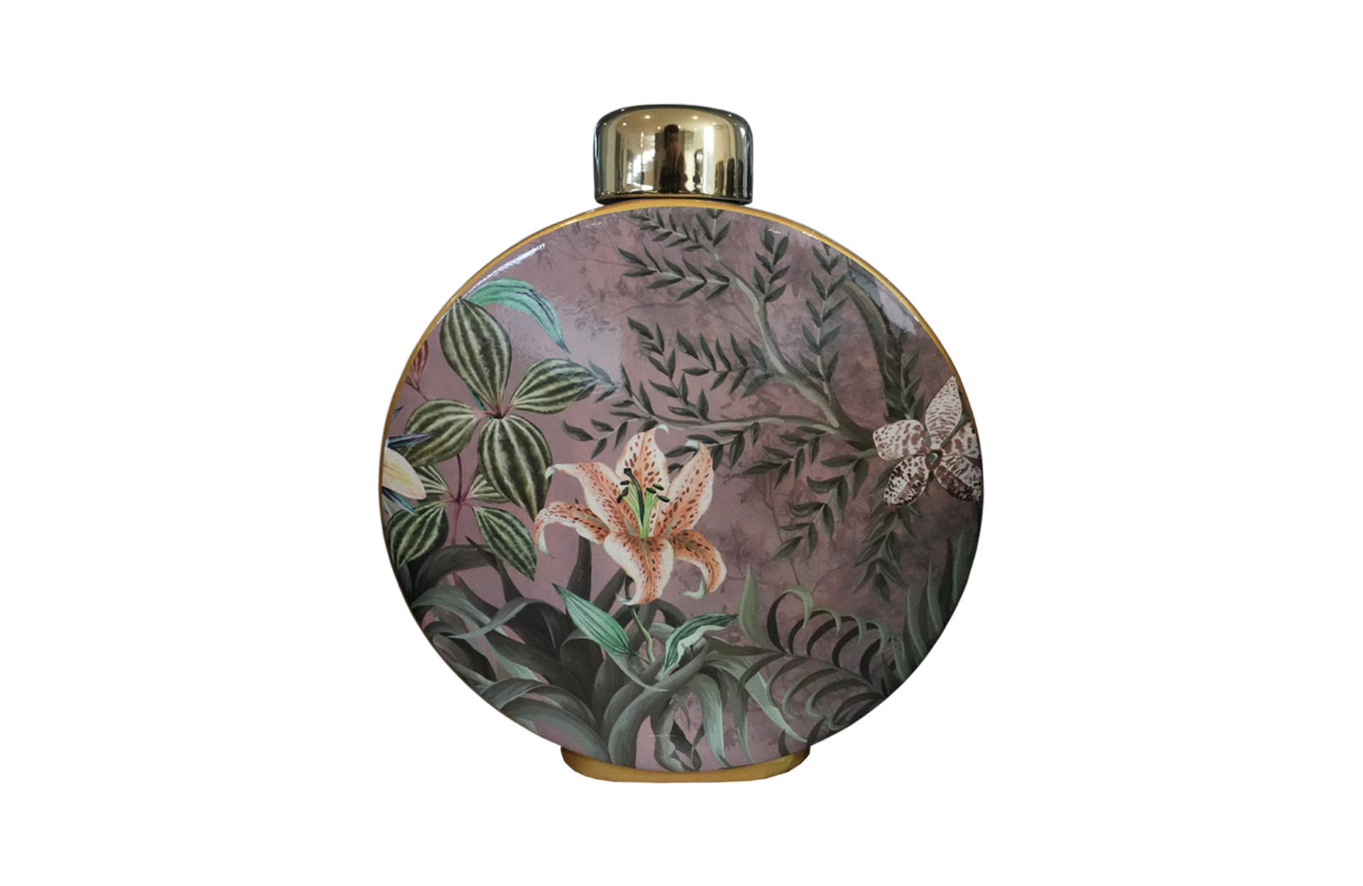 Home Decor Ceramic Decorate Jar V Design 45 Front View
