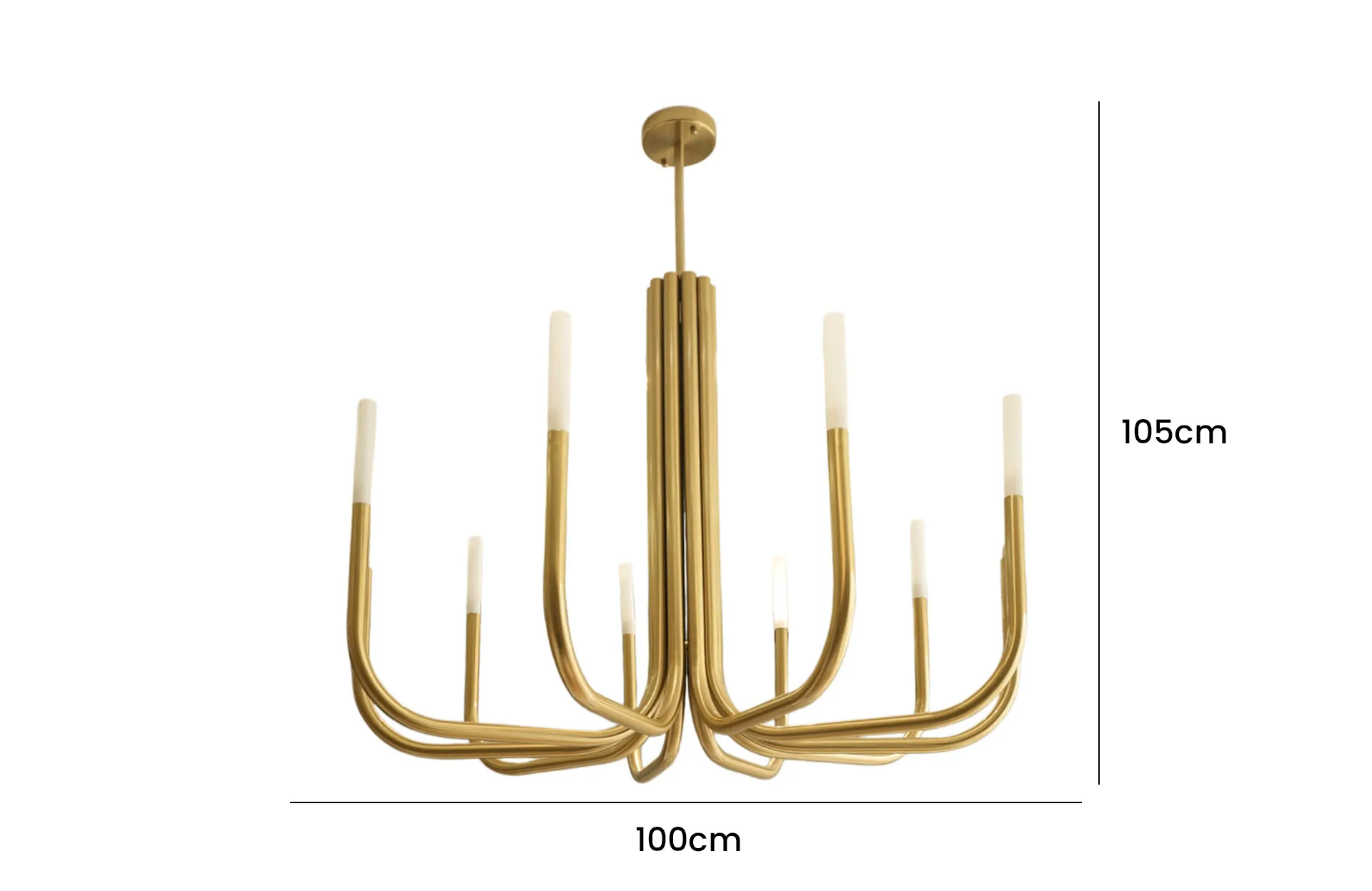 Home Decor Chandelier D3485-10BR Ceiling Lights Size