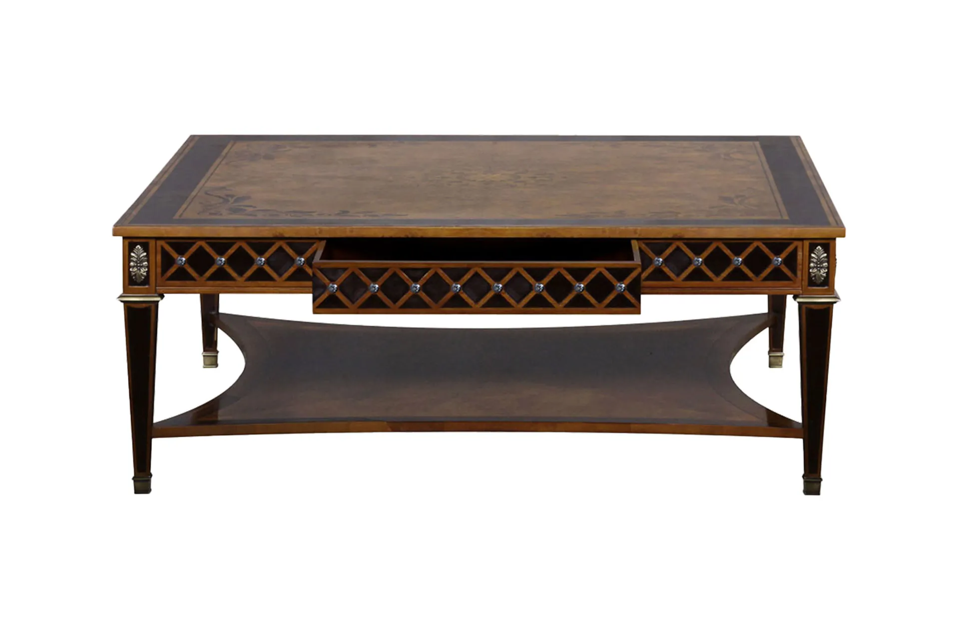 Home Decor Coffee Table Square Kensington 34507 Front View