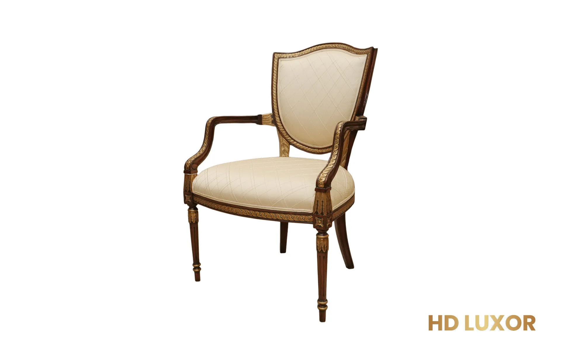 Home Decor French Arm Chair Victoria 33765/1 Side View
