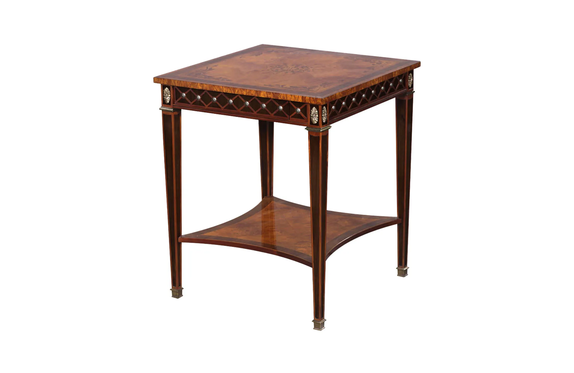 Home Decor Side Table Square Kensington 34506 Side View