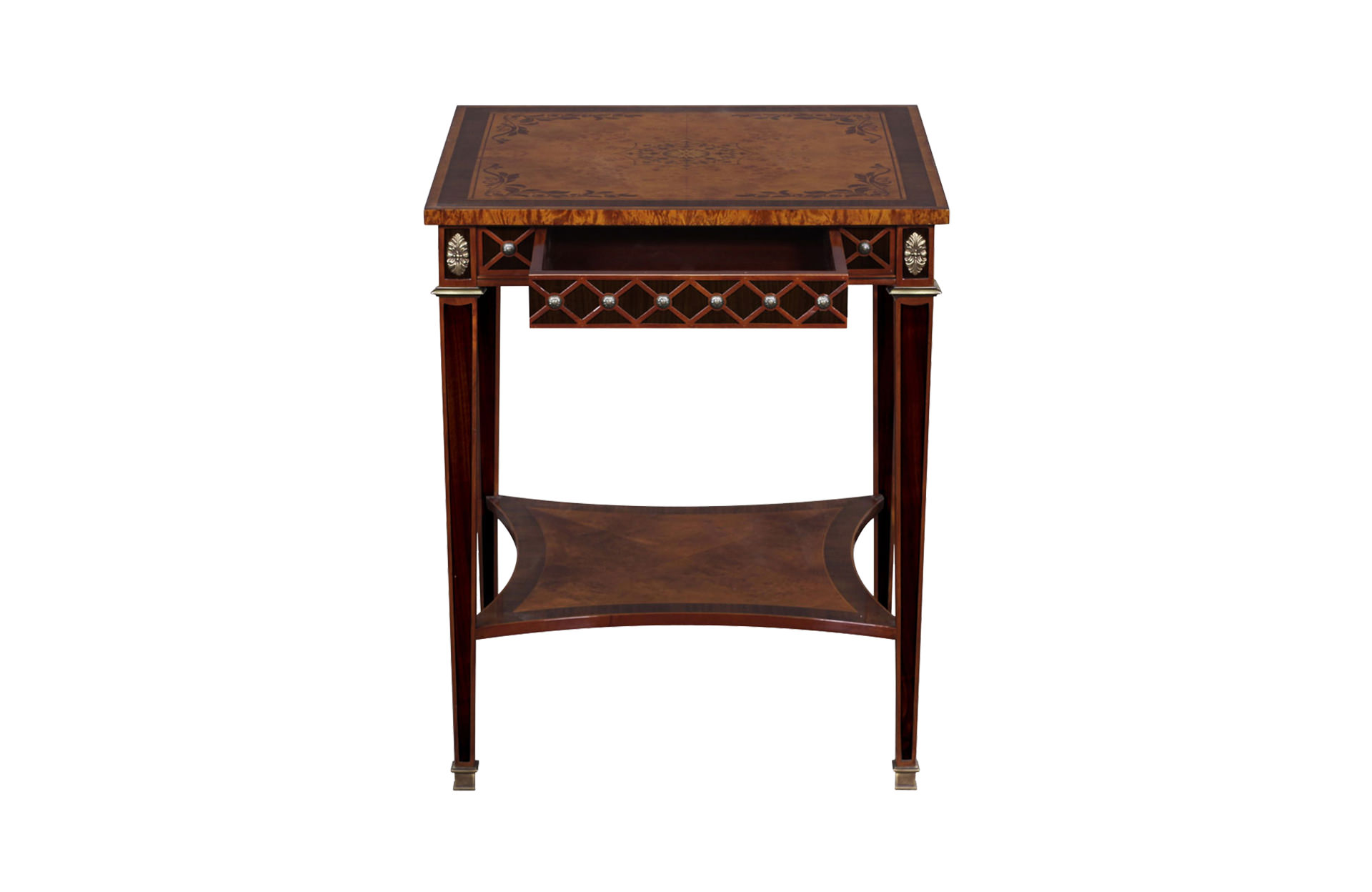 Home Decor Side Table Square Kensington 34506 Front View