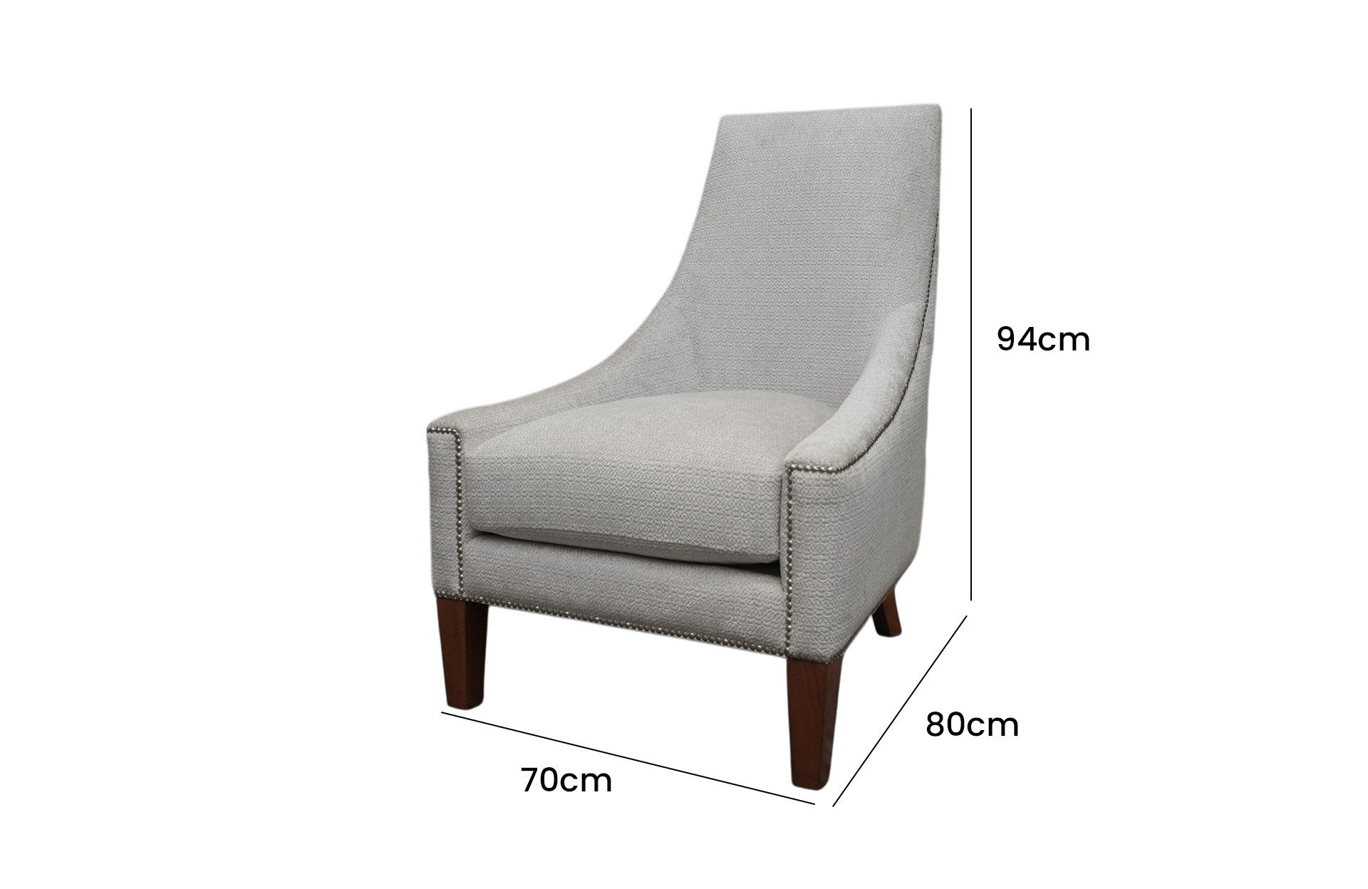Home Decor Single Beker P 04 Sterling ( Large ) Side View Size