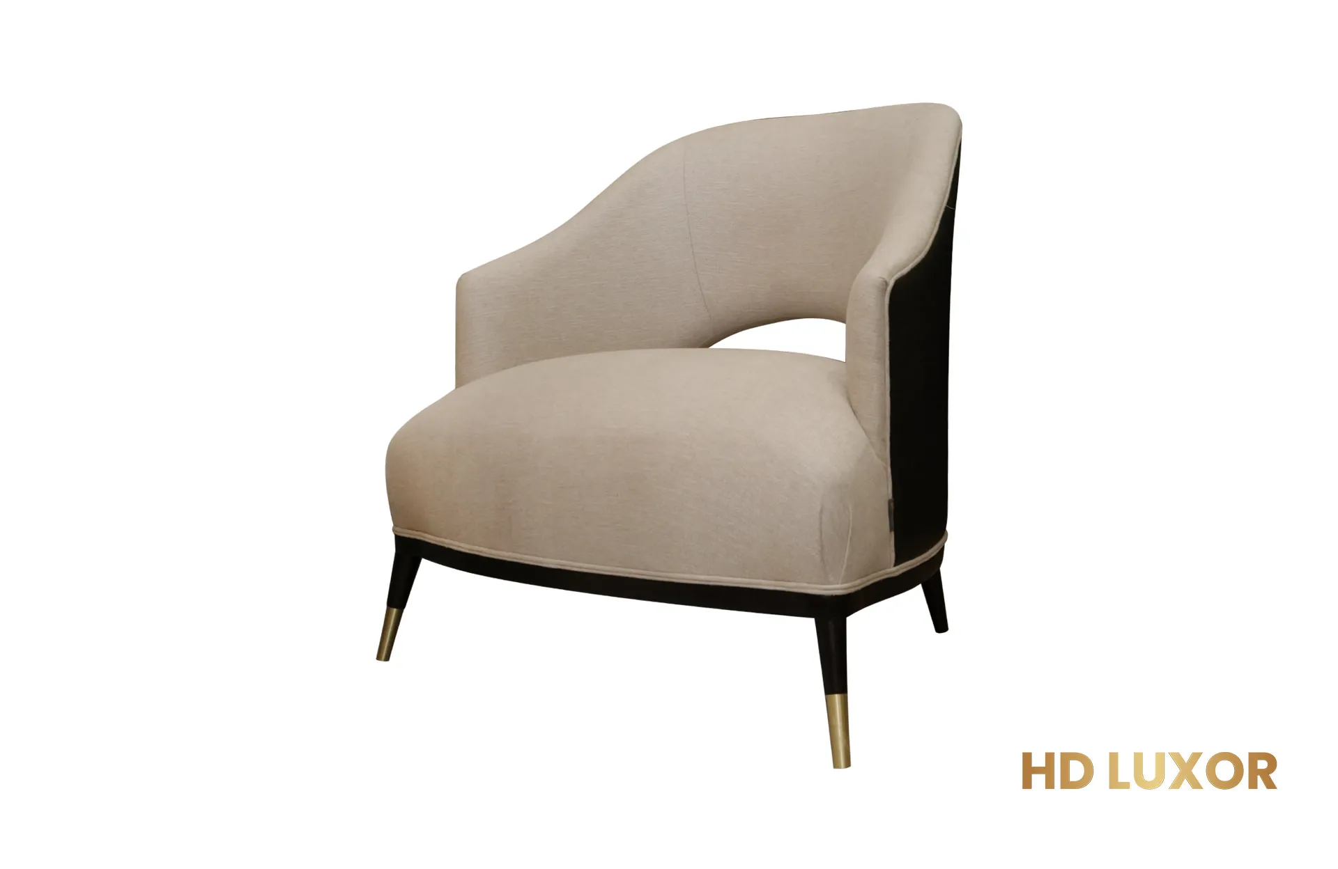 Home Decor Tabouli Armchair Large D 12 Sand Side View