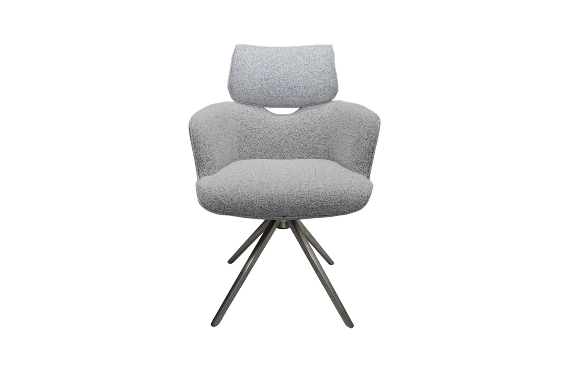Home Decor Davis Swivel Dining Armchair CL 12194 LG Front View