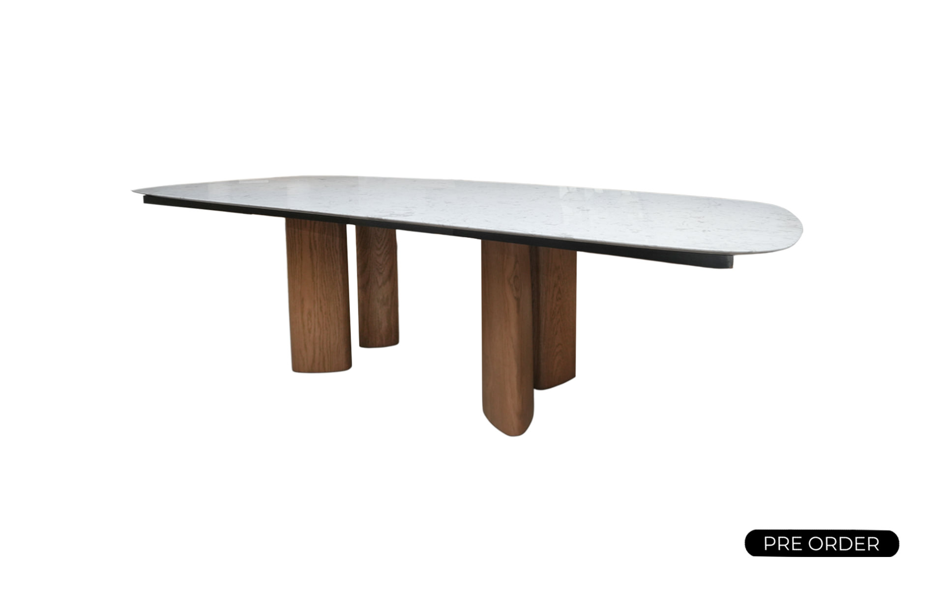 Dining Table Leg Pebble (PO)