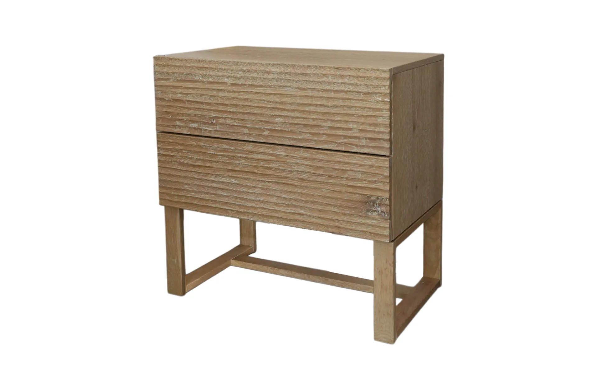 Home Decor Lawson Natural Nightstand Side View
