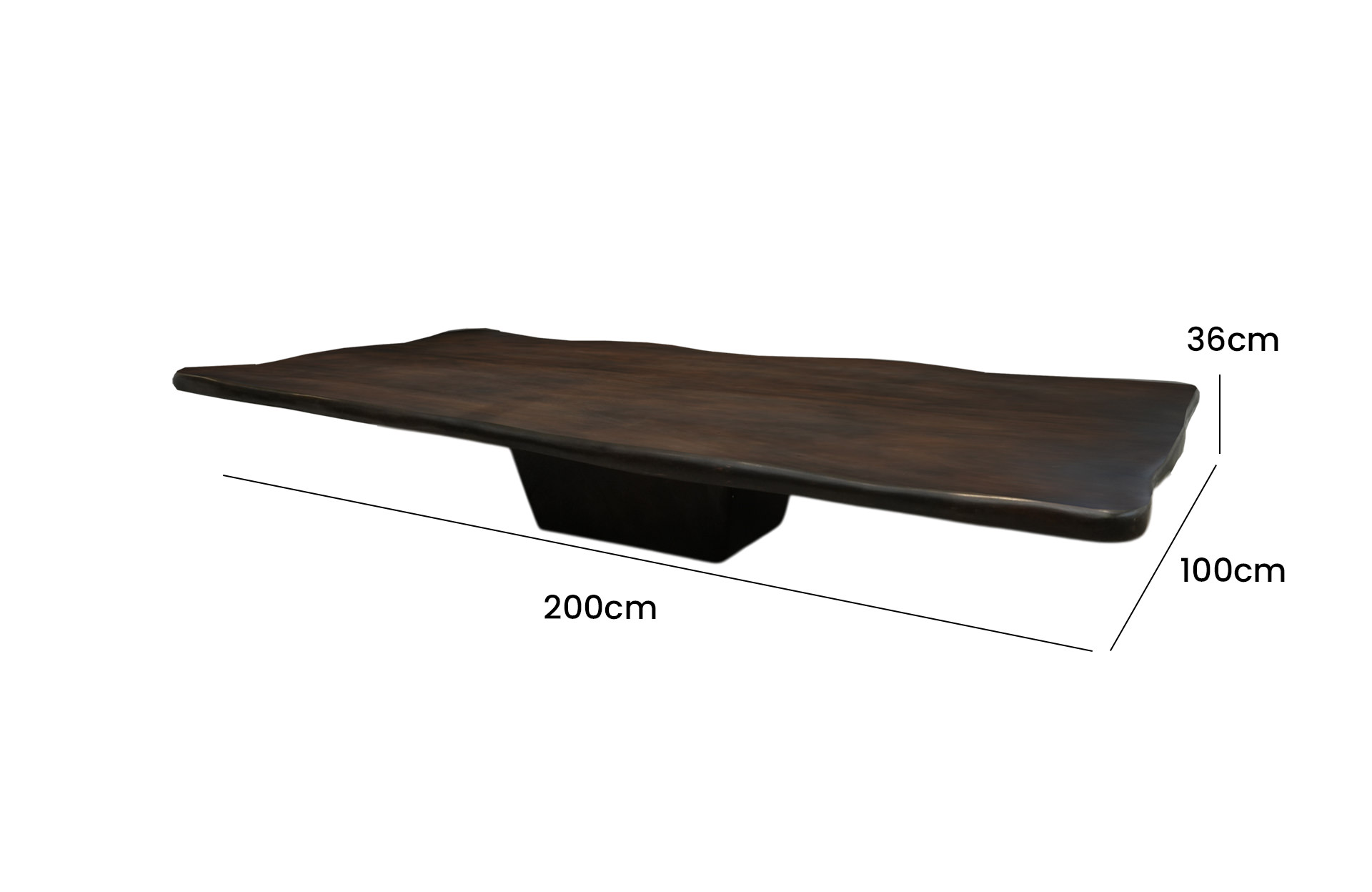 Home Decor Wowi Coffee Table Side View Size