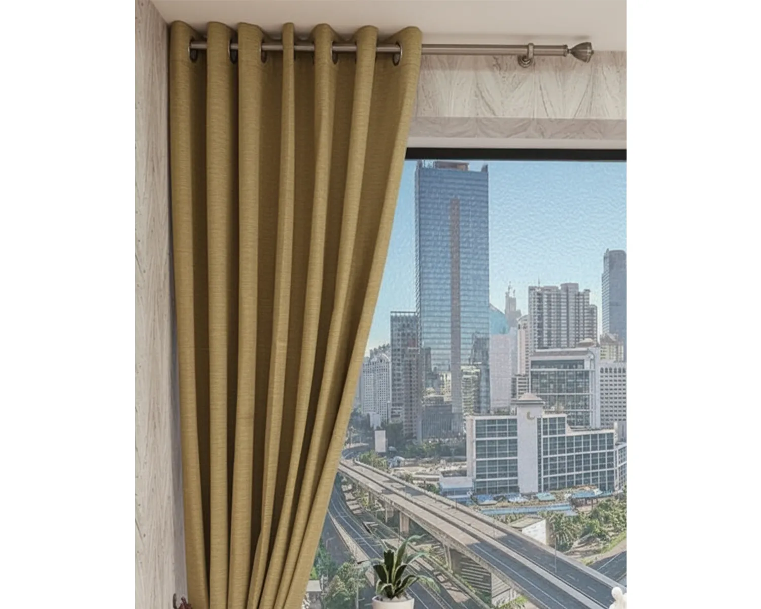 Starbright - 29 Gold - Blackout Curtain