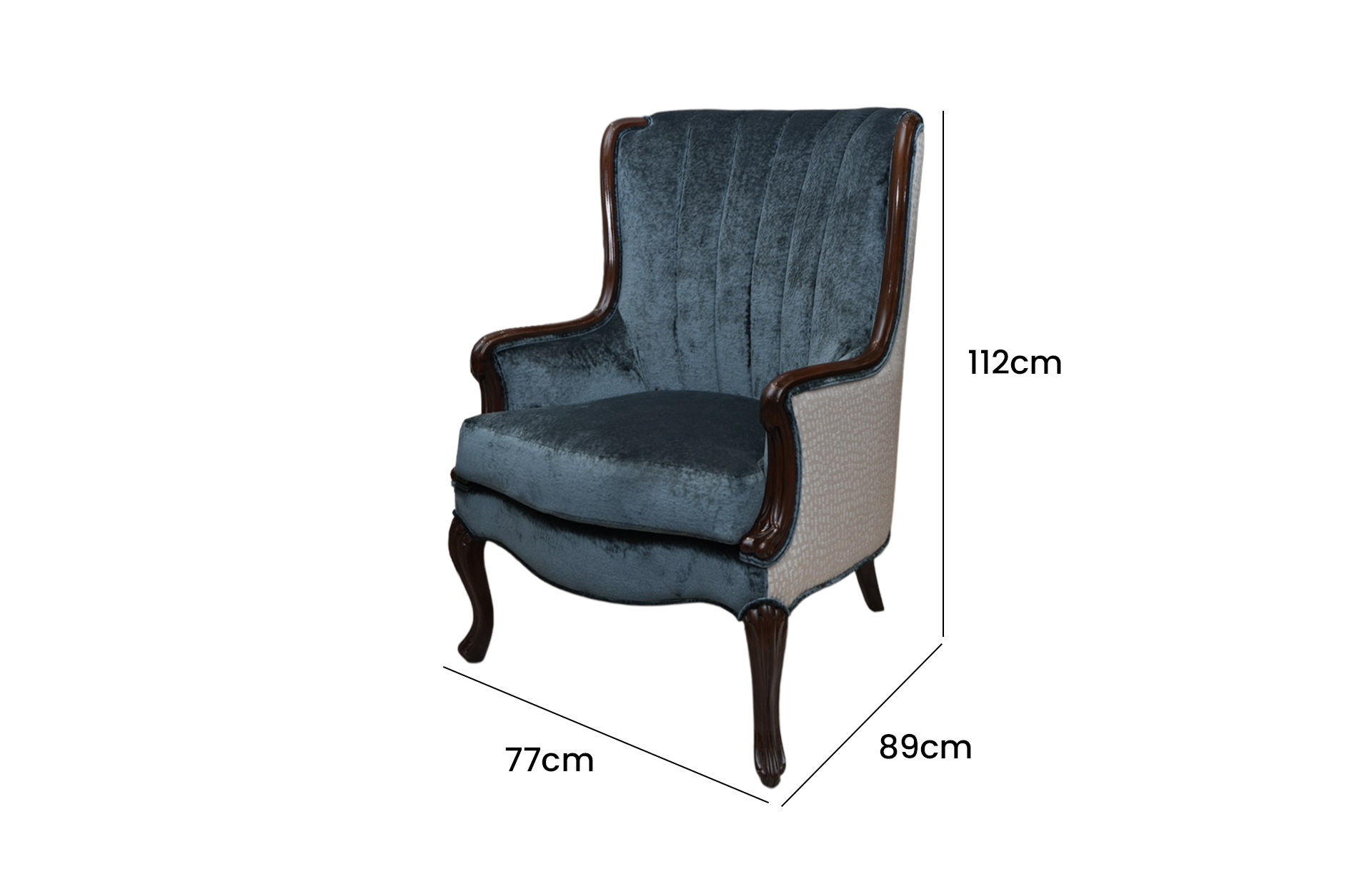 Home Decor Antares Single AV 196 Side View Size