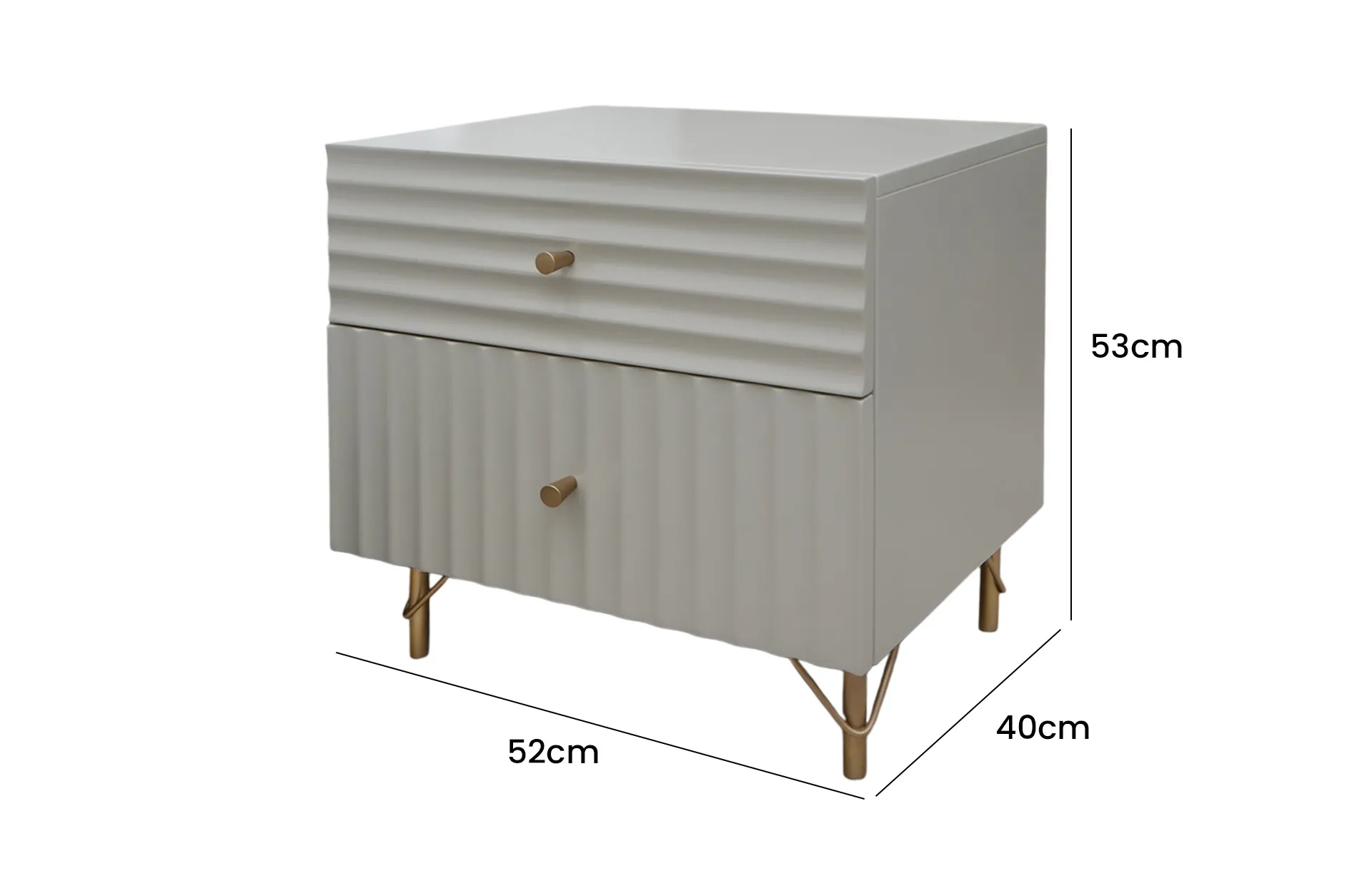 Home Decor Bedside (AA01) Side View Size