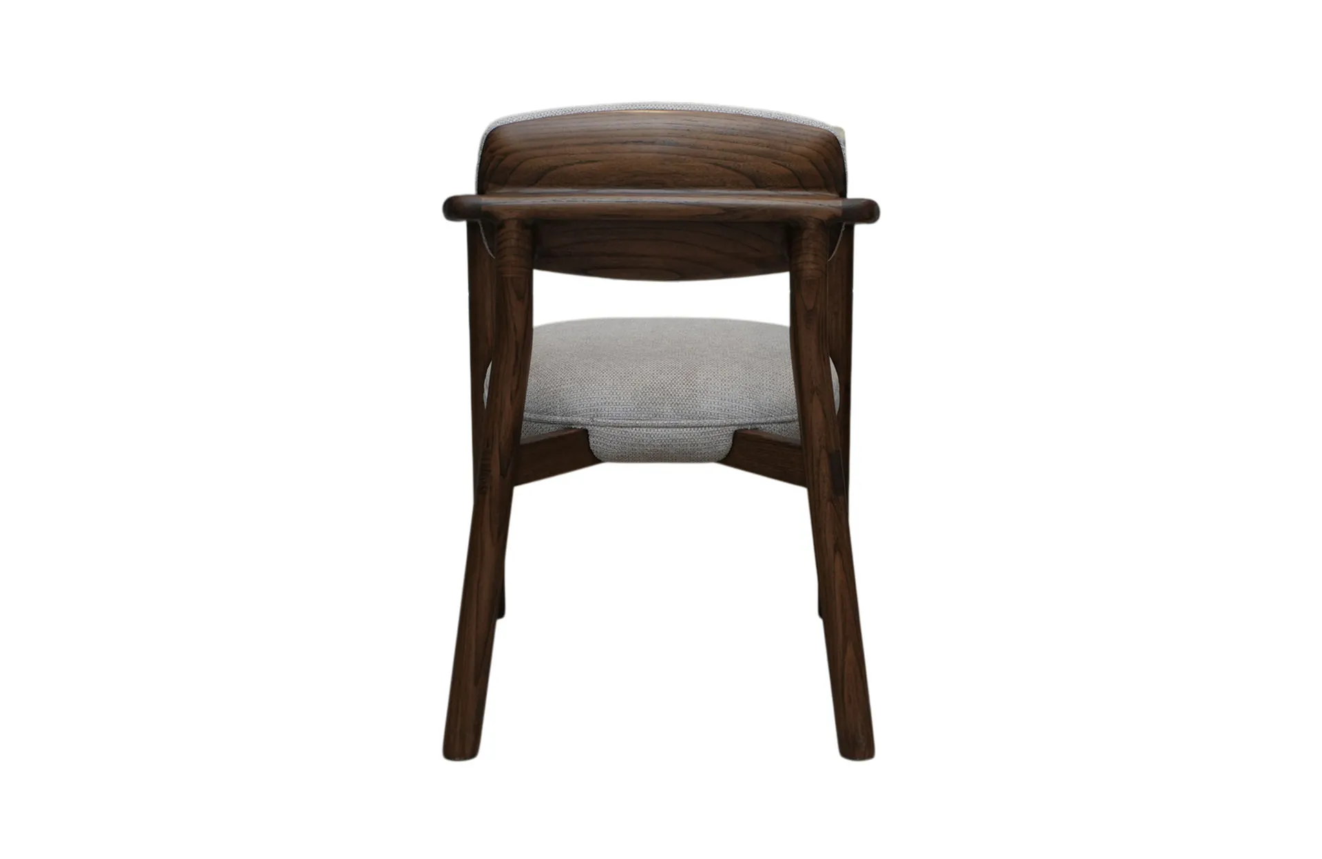 Home Decor Bubal Dining Chair with Armrest Back View
