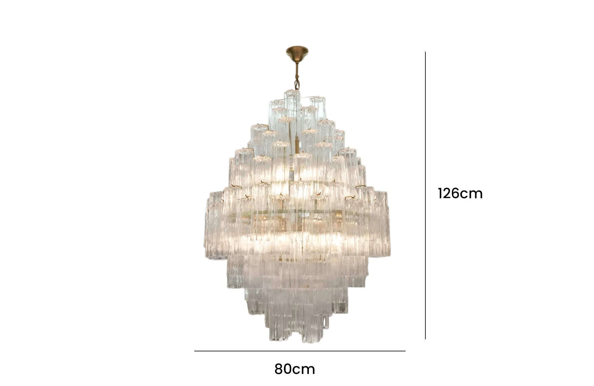 Home Decor Chandelier D5422-20TB Ceiling Lights Size