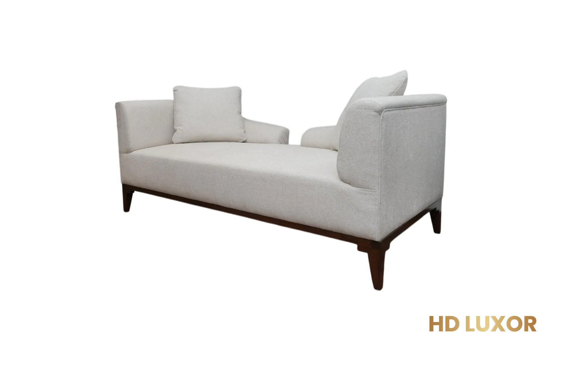 Home Decor Delphine Daybed Small MO Parchment Side View