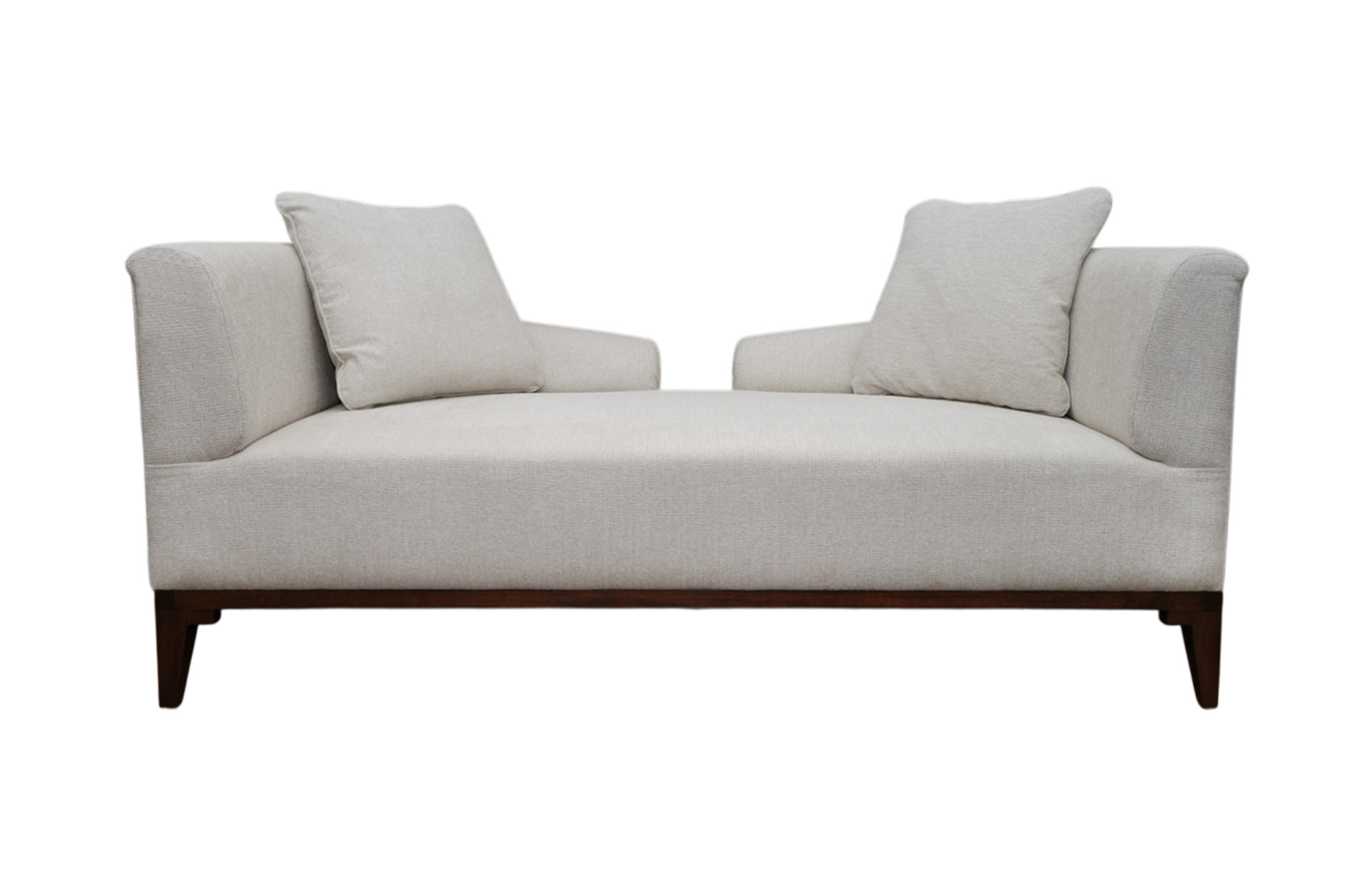 Home Decor Delphine Daybed Small MO Parchment Front View