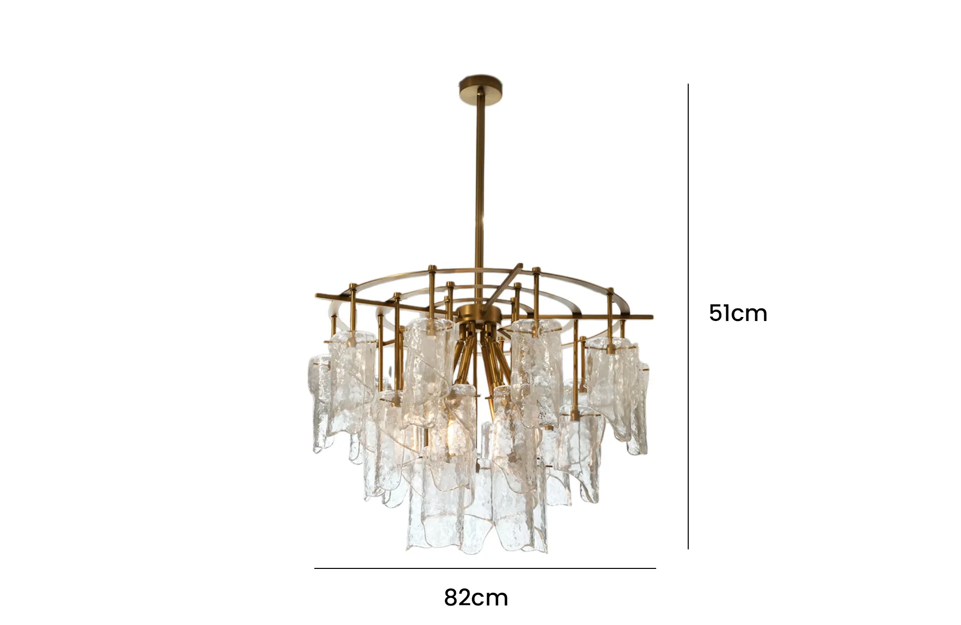 Home Decor HB 3199 Lamp Accessories Coffee Bronze Ceiling Lights Size